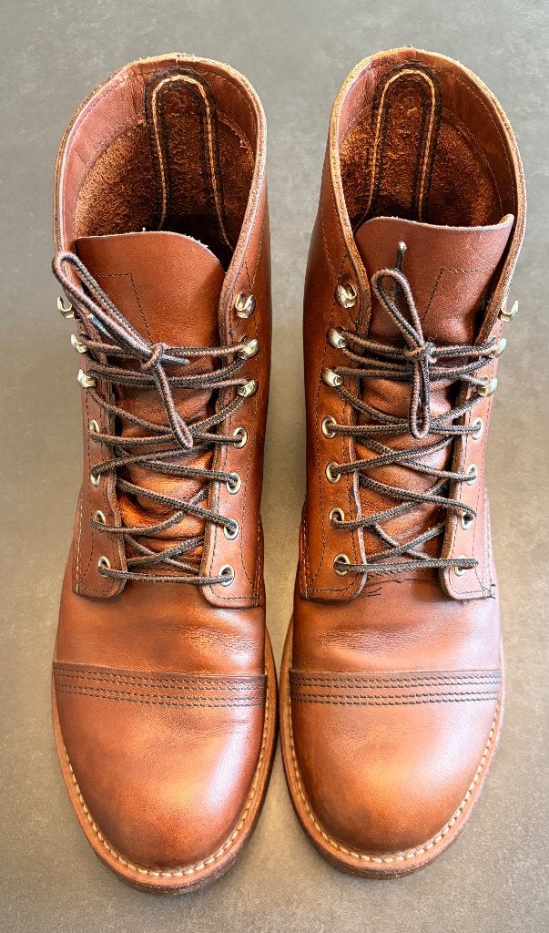 Red Wing 8111 Iron Ranger Amber Harness US 10,5/ EUR 44, Red Wing, Bruin, Boots, Ophalen of Verzenden