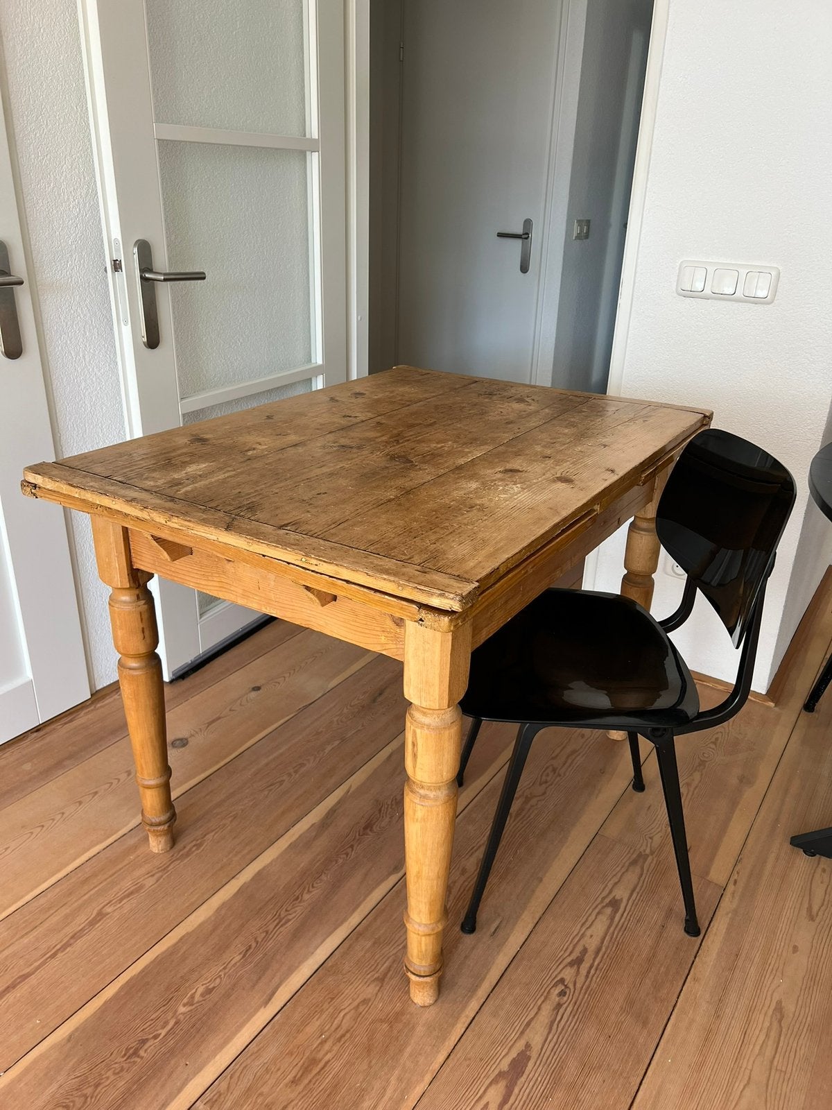 Grenen houten tafel, uitschuifbaar, Ophalen, Gebruikt, Hout