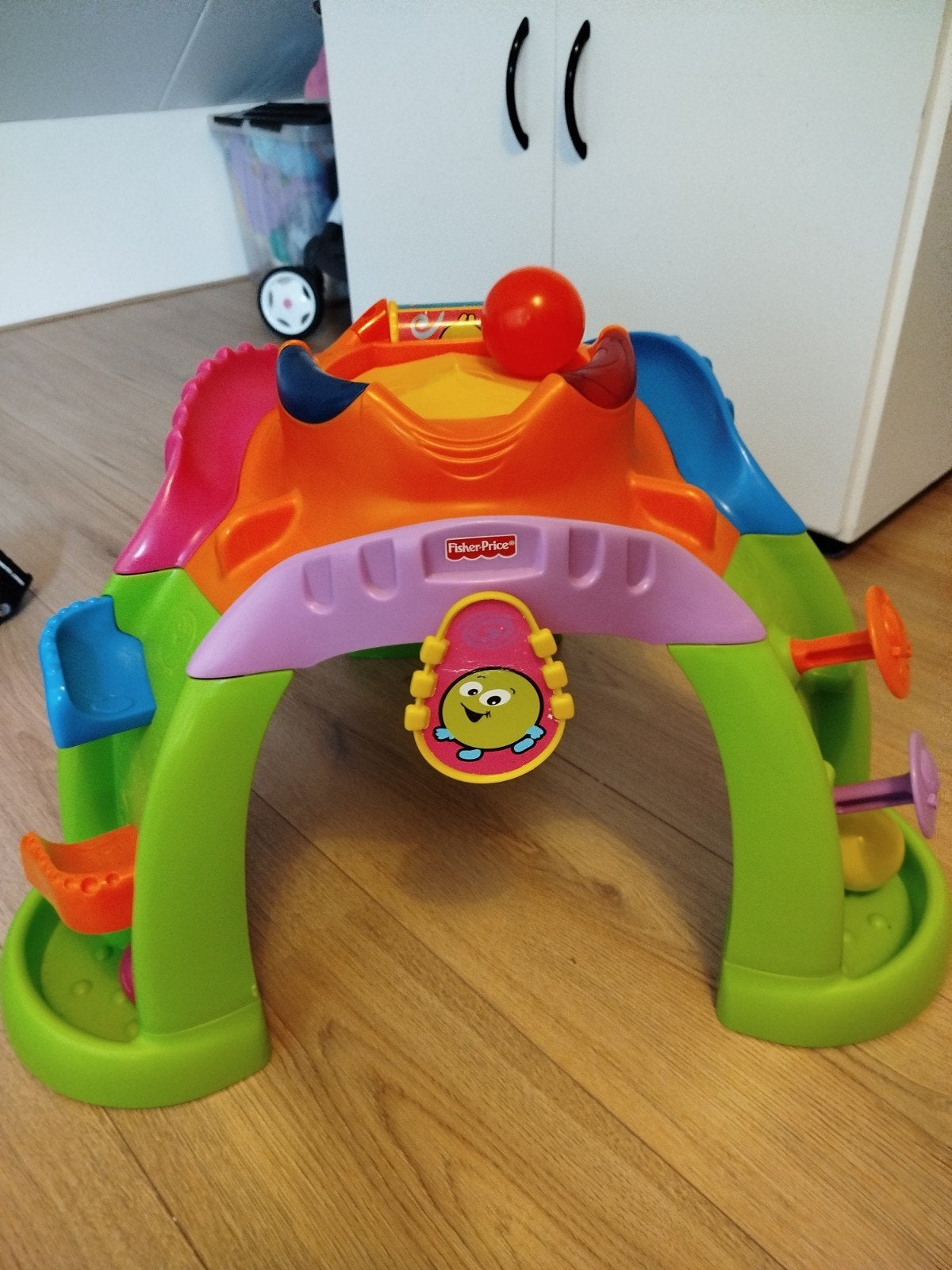 Fisher-Price Speelboog met ballenbaan en geluid, Ophalen of Verzenden, Gebruikt, Speelset, Met geluid