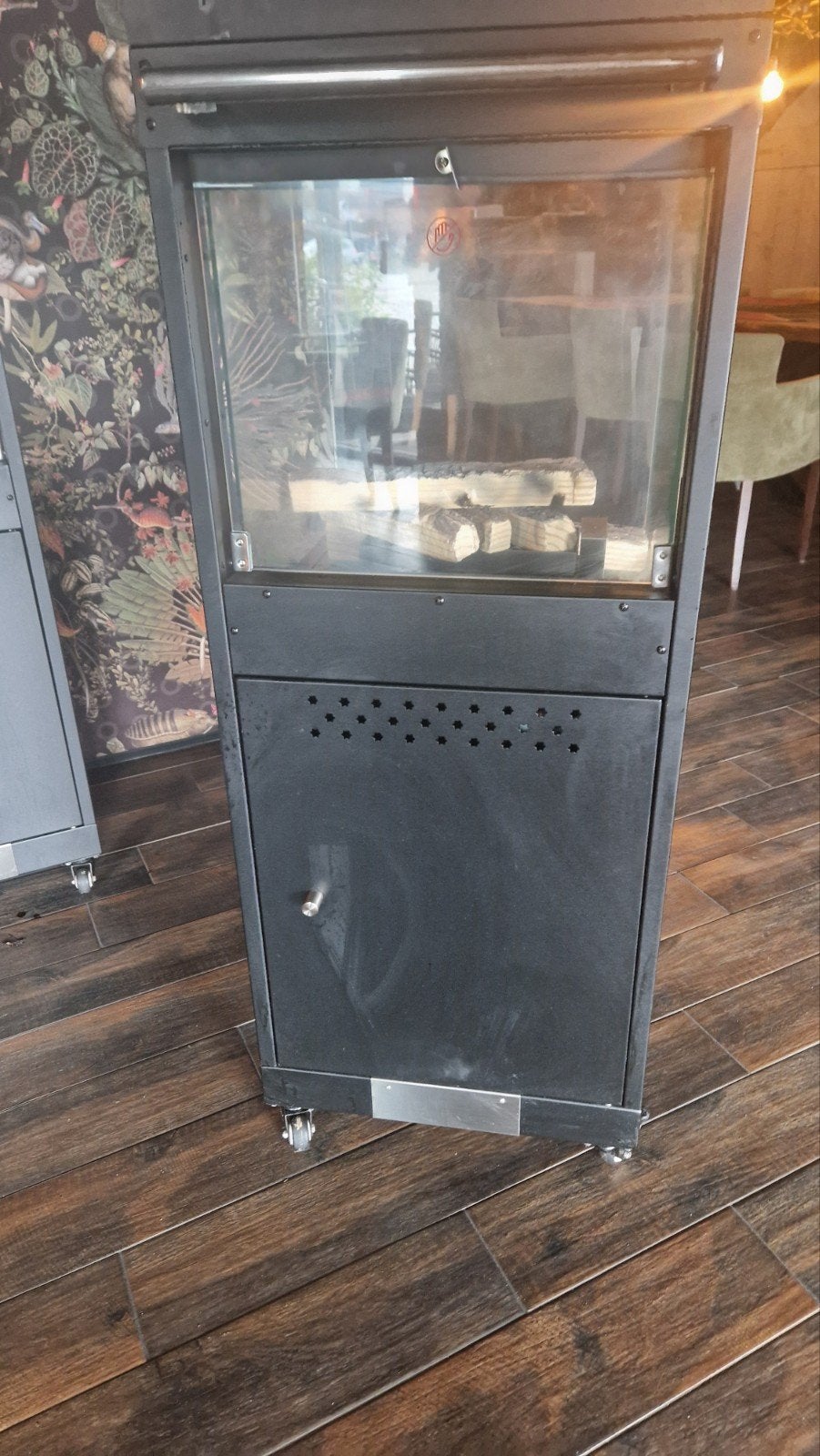 Mobiele gashaard 4 stuks, Ophalen, Zo goed als nieuw, Vrijstaande haard, Gashaard