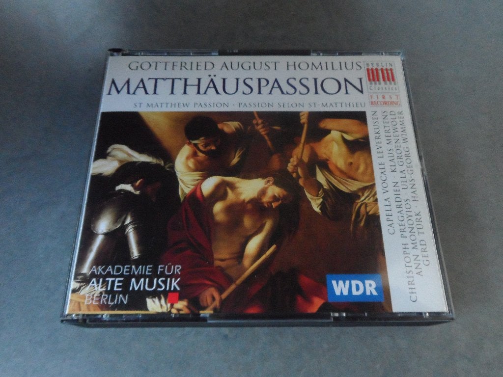 Gottfried August Homilius / Matthäuspassion - 2CD, Verzenden, Barok, Gebruikt