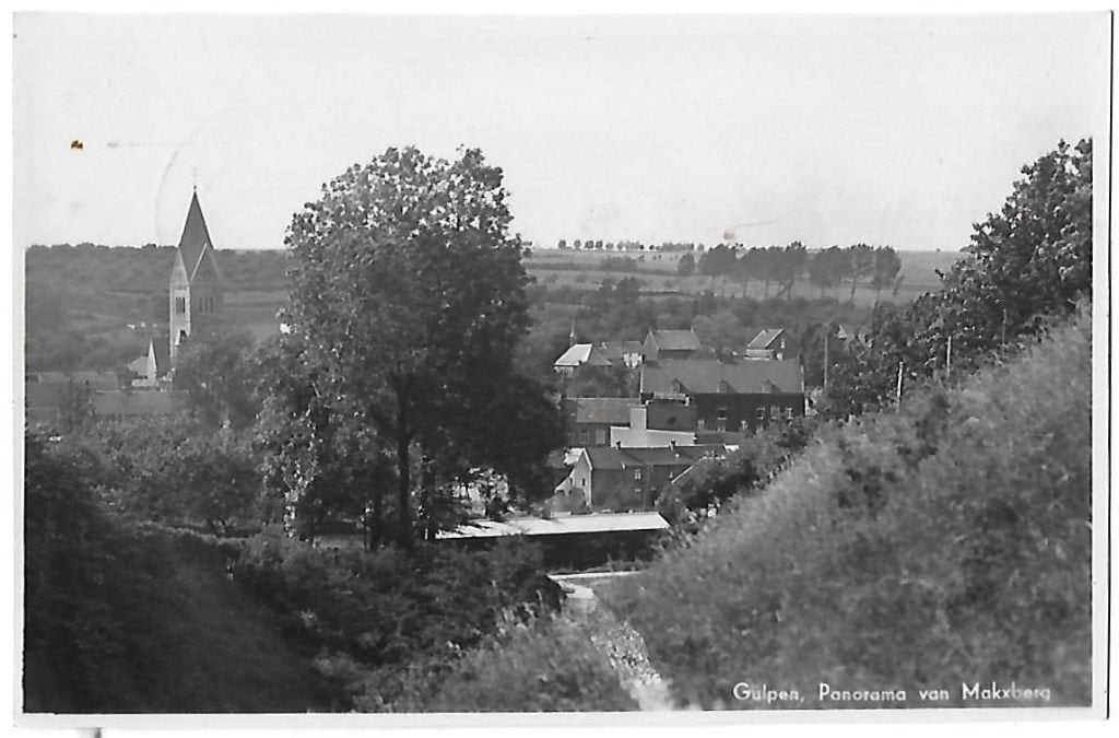 Gulpen panorama v/a makxberg oude ansichtkaart ( a1698, Ophalen of Verzenden, 1980 tot heden, Gelopen, Limburg