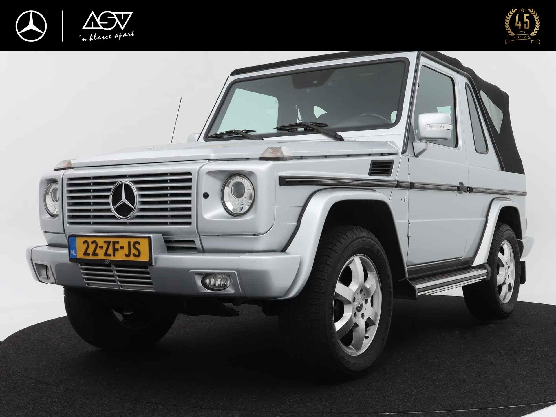 Mercedes-Benz G-klasse 500 Cabrio Volledig ASV Dealer onderh, Auto's, Automaat, Gebruikt, 296 pk, 4 stoelen