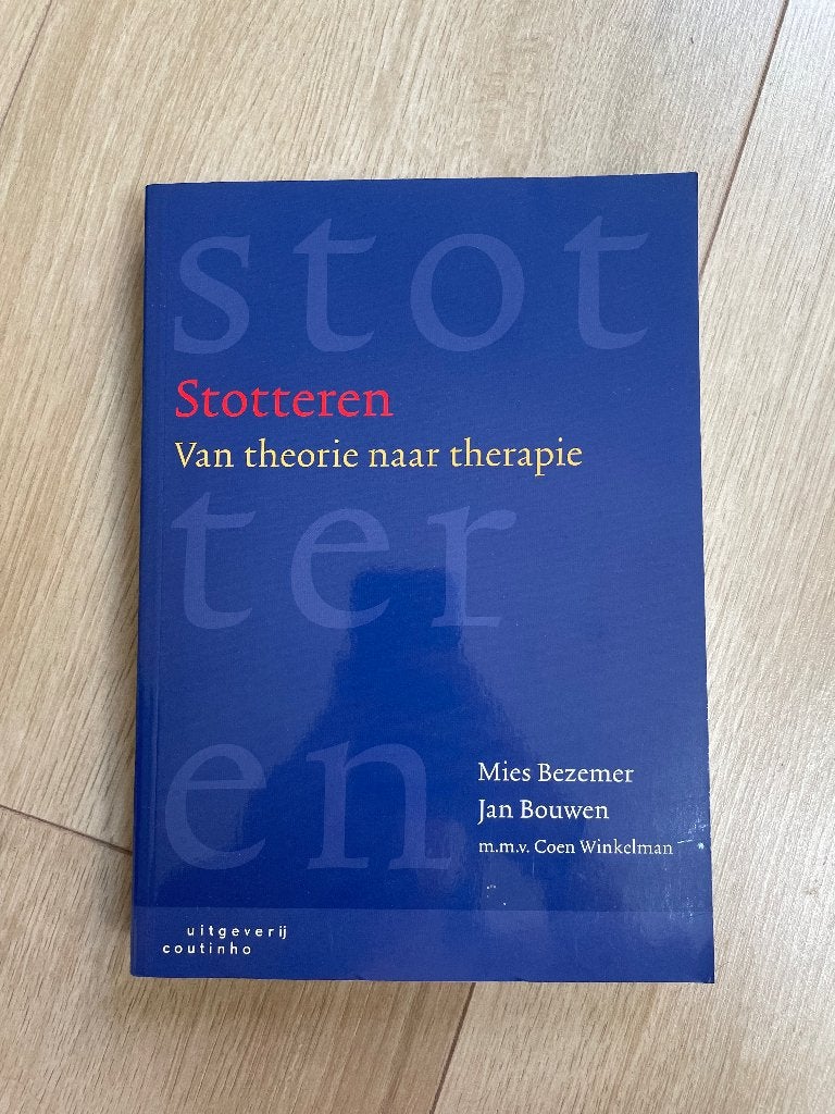 Stotteren, van theorie naar therapie, Boeken, Ophalen of Verzenden, Alpha, Nieuw, HBO