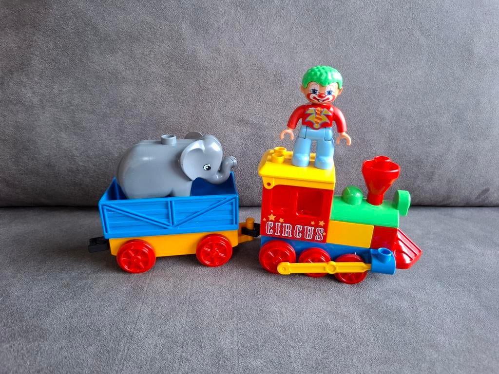 Lego Duplo Circus Trein met Olifant en Clown (set 5606), Ophalen of Verzenden