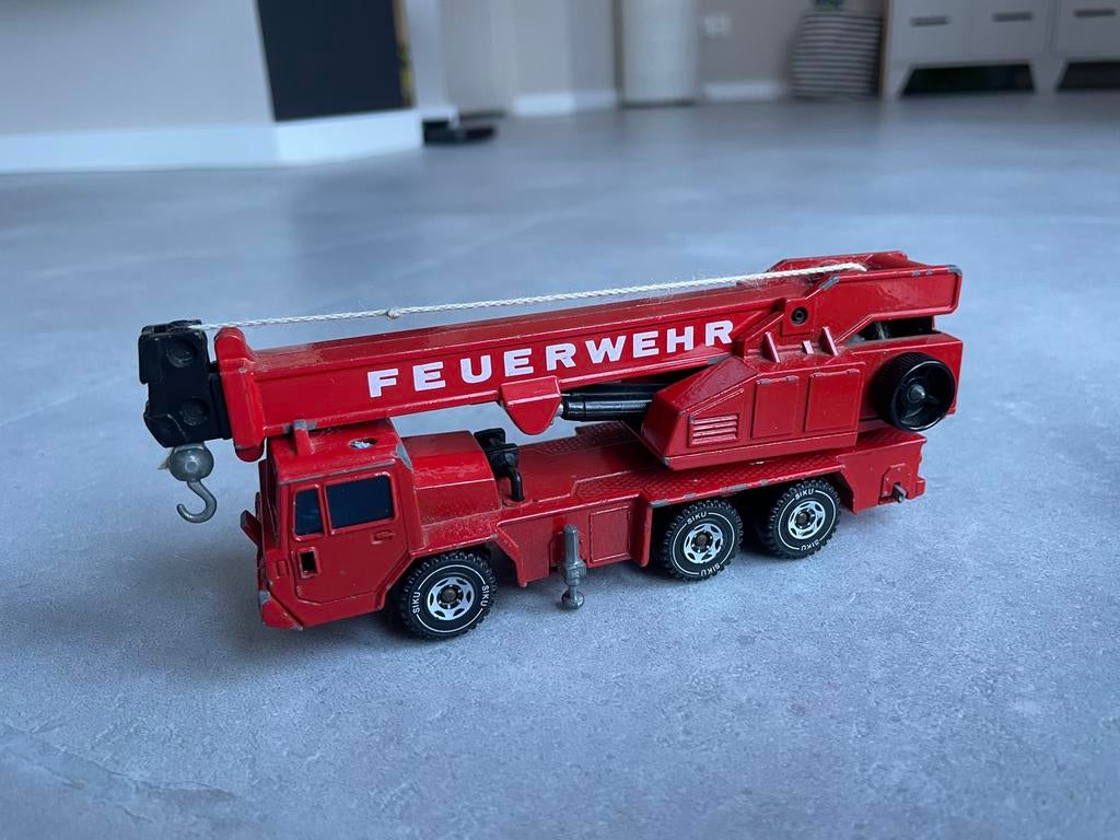 Siku 2914 Brandweerwagen takelwagen Feuerwehr Hijskraan, Ophalen of Verzenden, Gebruikt, Auto