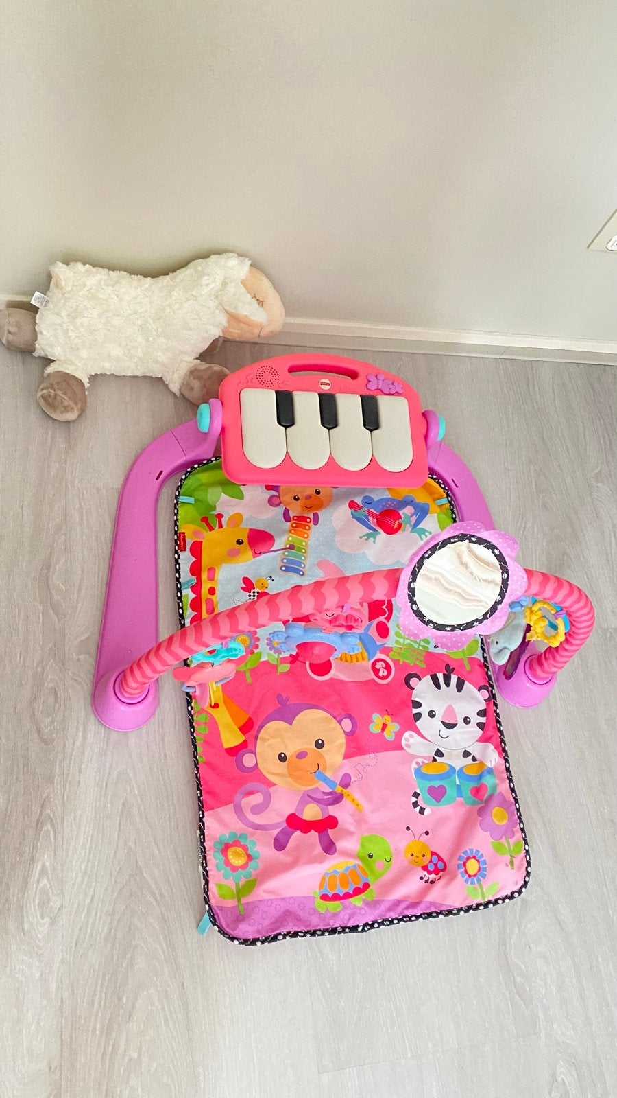 Fisher-Price Speelkleed met Piano en Speelboog, Ophalen of Verzenden, Gebruikt, Speelkleed, Met geluid