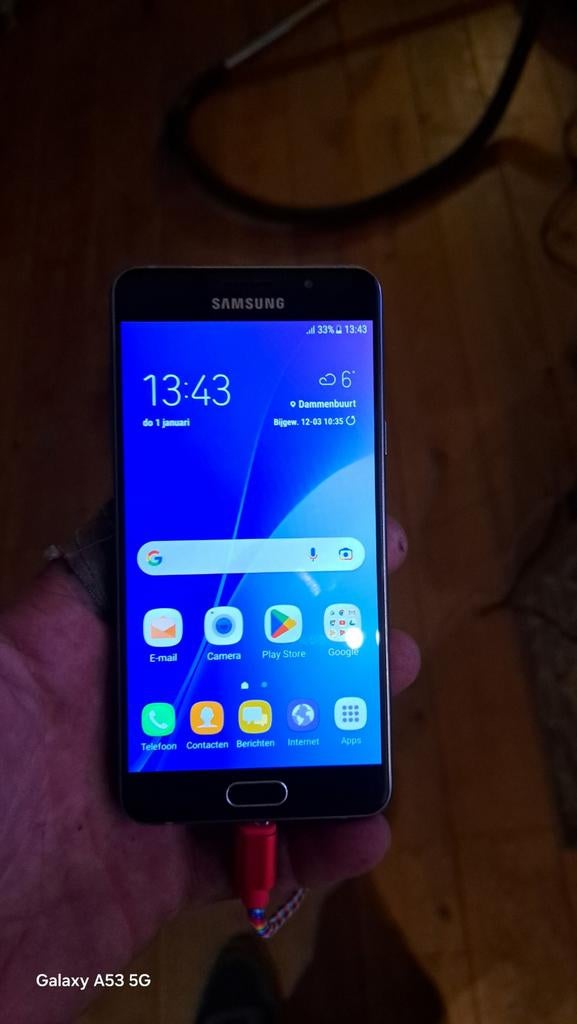 Samsung 5a telefoon, Zwart, Ophalen of Verzenden, Zo goed als nieuw, Zonder simlock