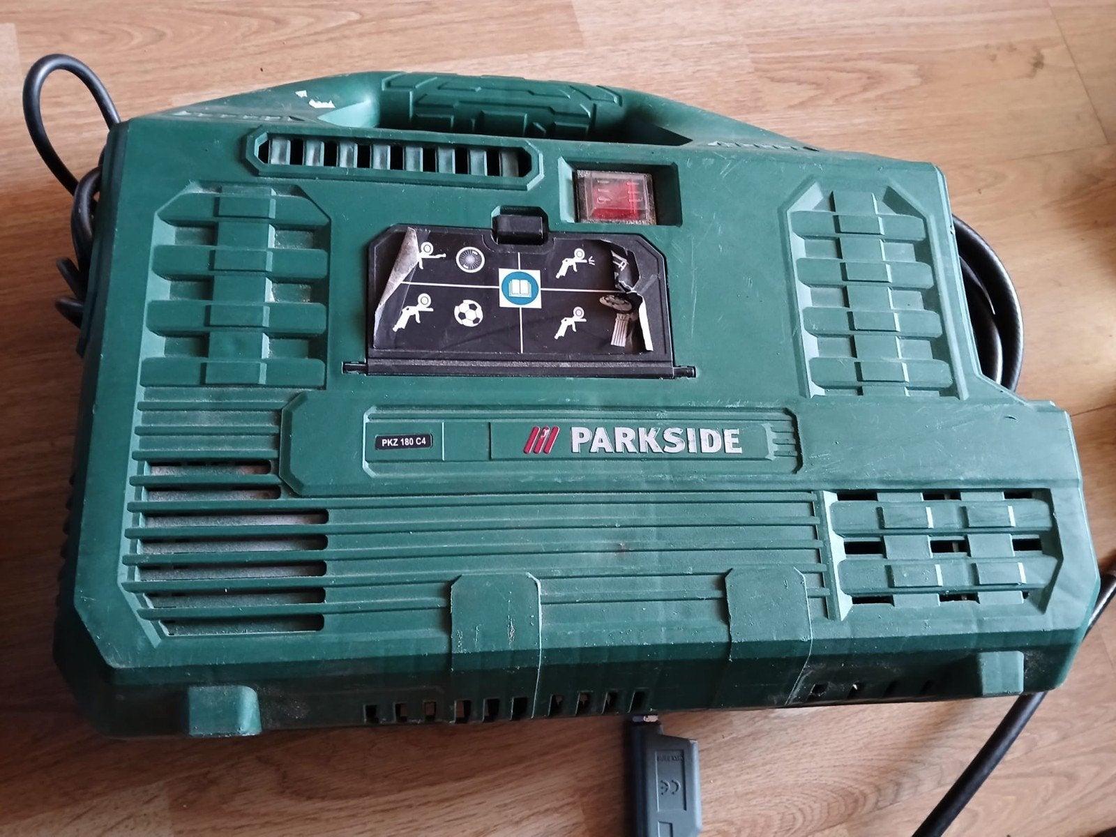 Parkside Compressor PRZ 180 C4 - 8 bar max, werkt perfect, Minder dan 25 liter, Ophalen of Verzenden, Gebruikt, 6 tot 10 bar