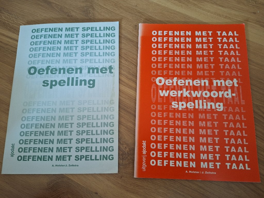 Oefenen met spelling en werkwoordspelling - A. Holster, Gelezen, Ophalen of Verzenden, A. Holster / J. Zeilstra, Nederlands