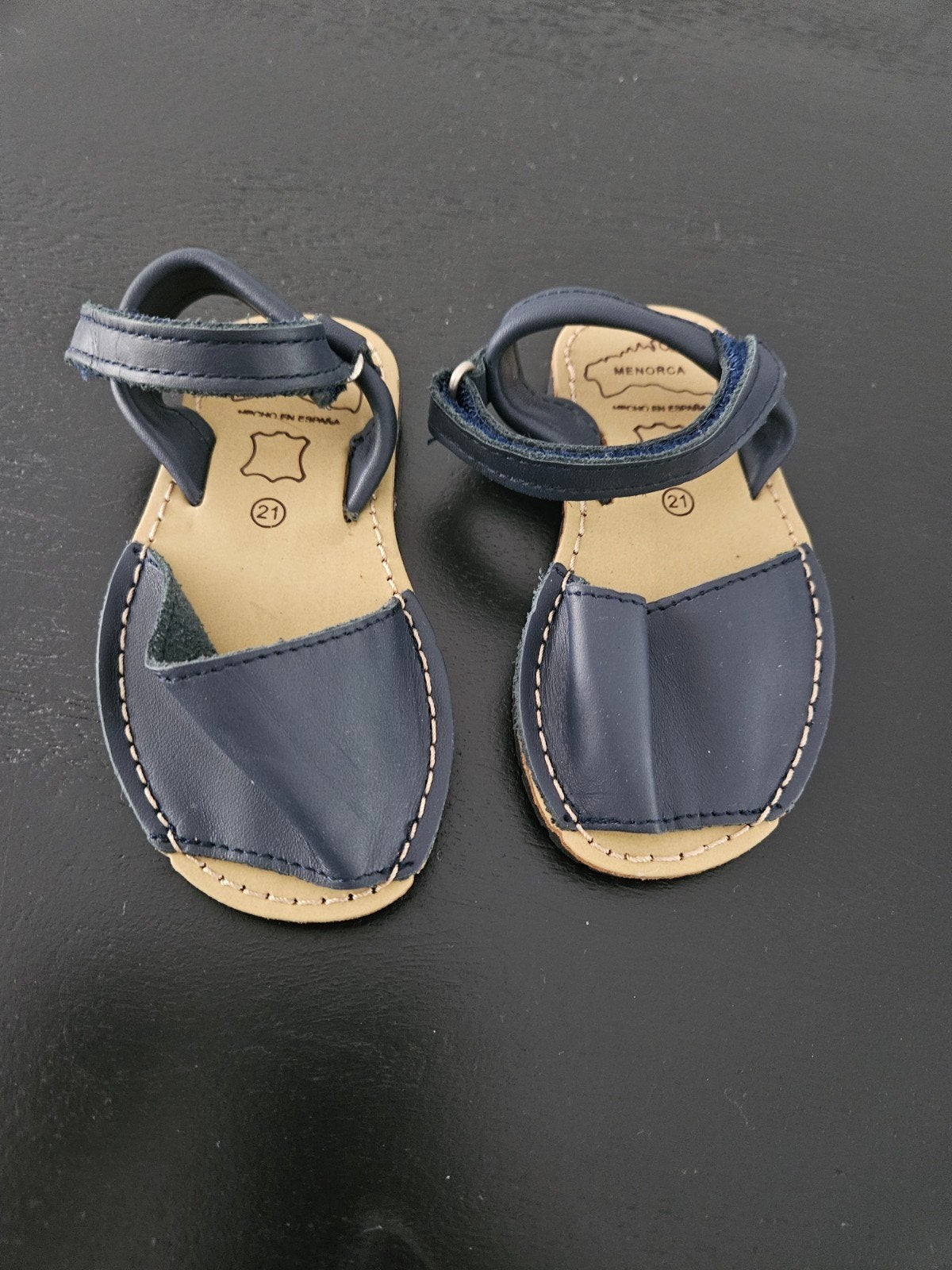 Baby spaanse sandalen leer maat 21, Ophalen, Schoentjes, Nieuw, Jongetje