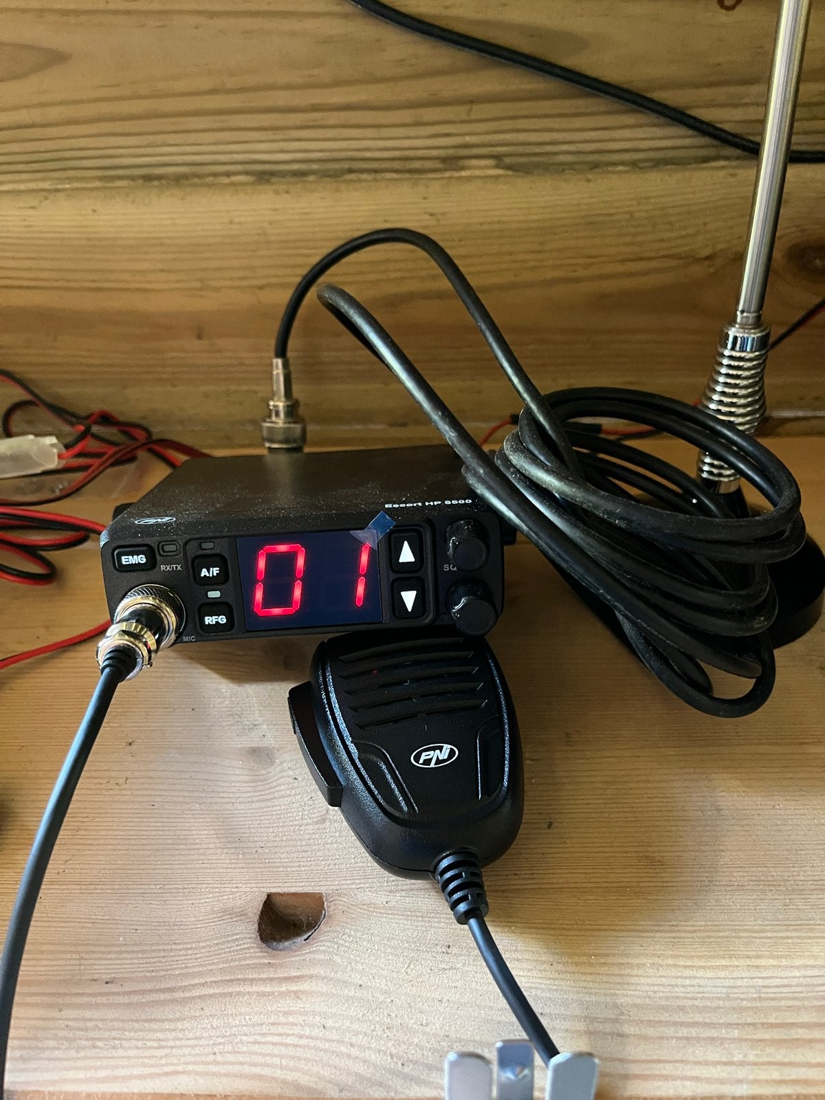 CB set met originele doos en boekjes, 4 watt, Ophalen of Verzenden, Zo goed als nieuw, Zender en Ontvanger