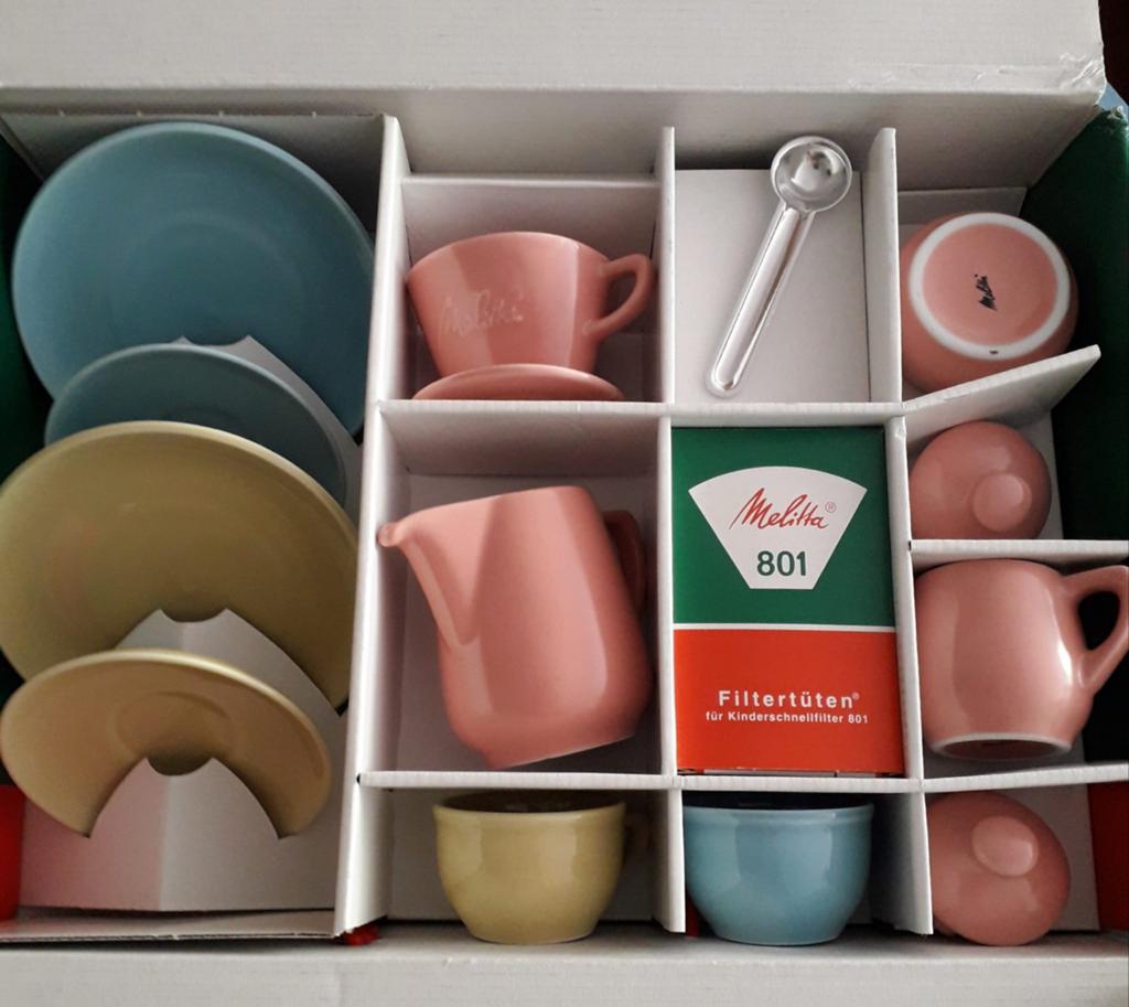 Vintage retro kinderservies pastel, Verzamelen, Retro, Ophalen, Huis en Inrichting
