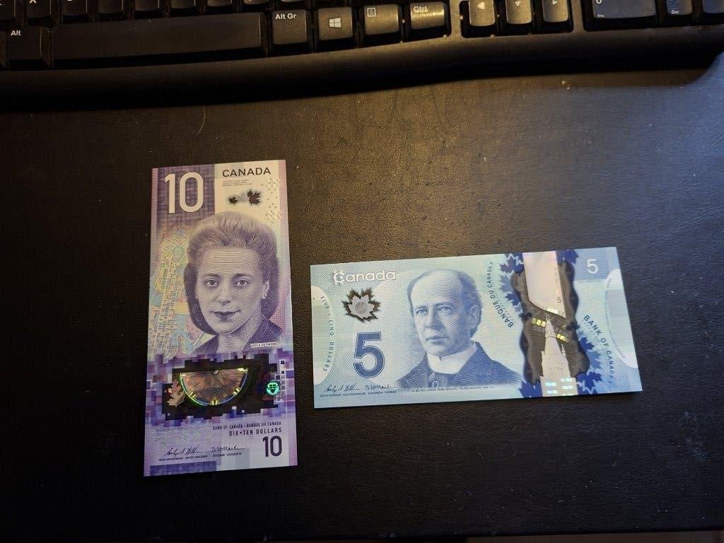 Canada, 5 & 10 dollar 2018 - UNC, Ophalen of Verzenden, Noord-Amerika