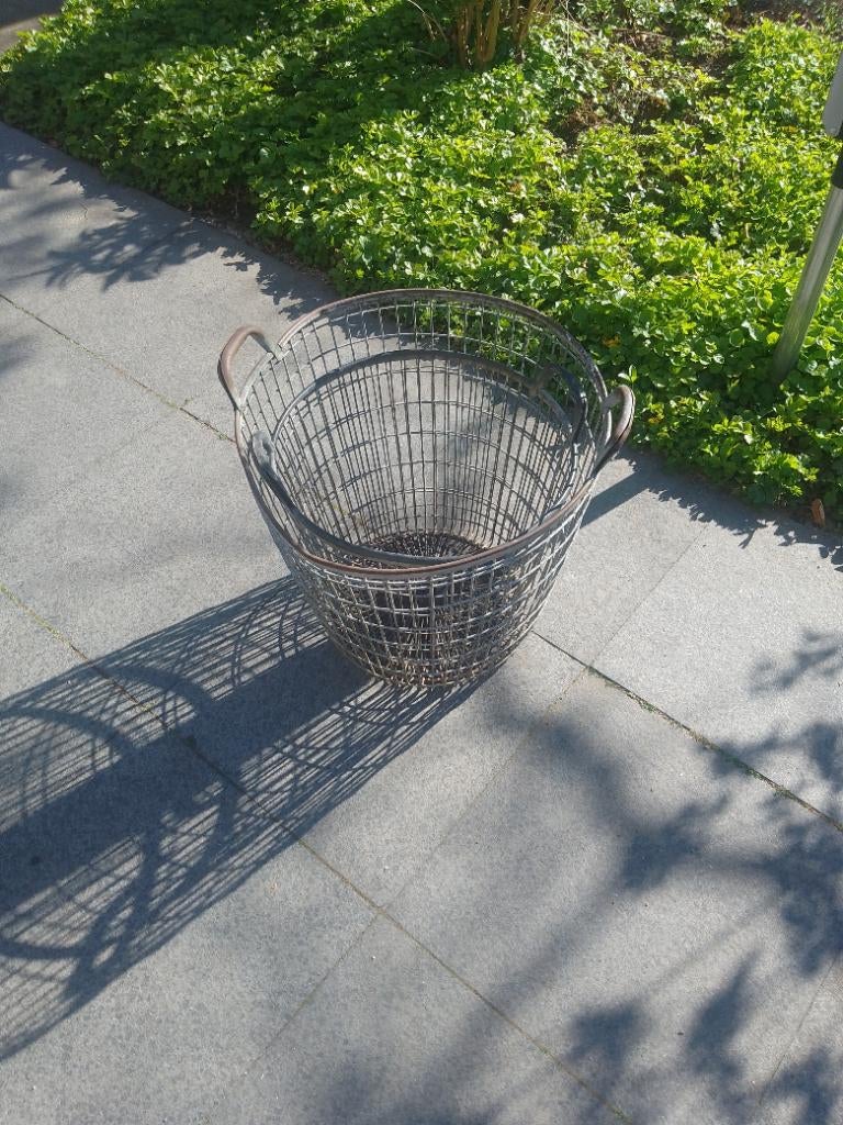 Aardappelmand  antiek, Ophalen, Overige materialen, Gebruikt, Mand
