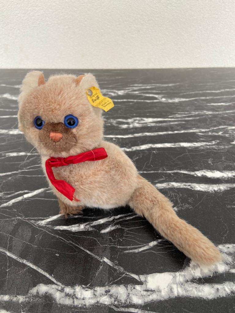 Steiff pies met knop 15 cm, Ophalen of Verzenden