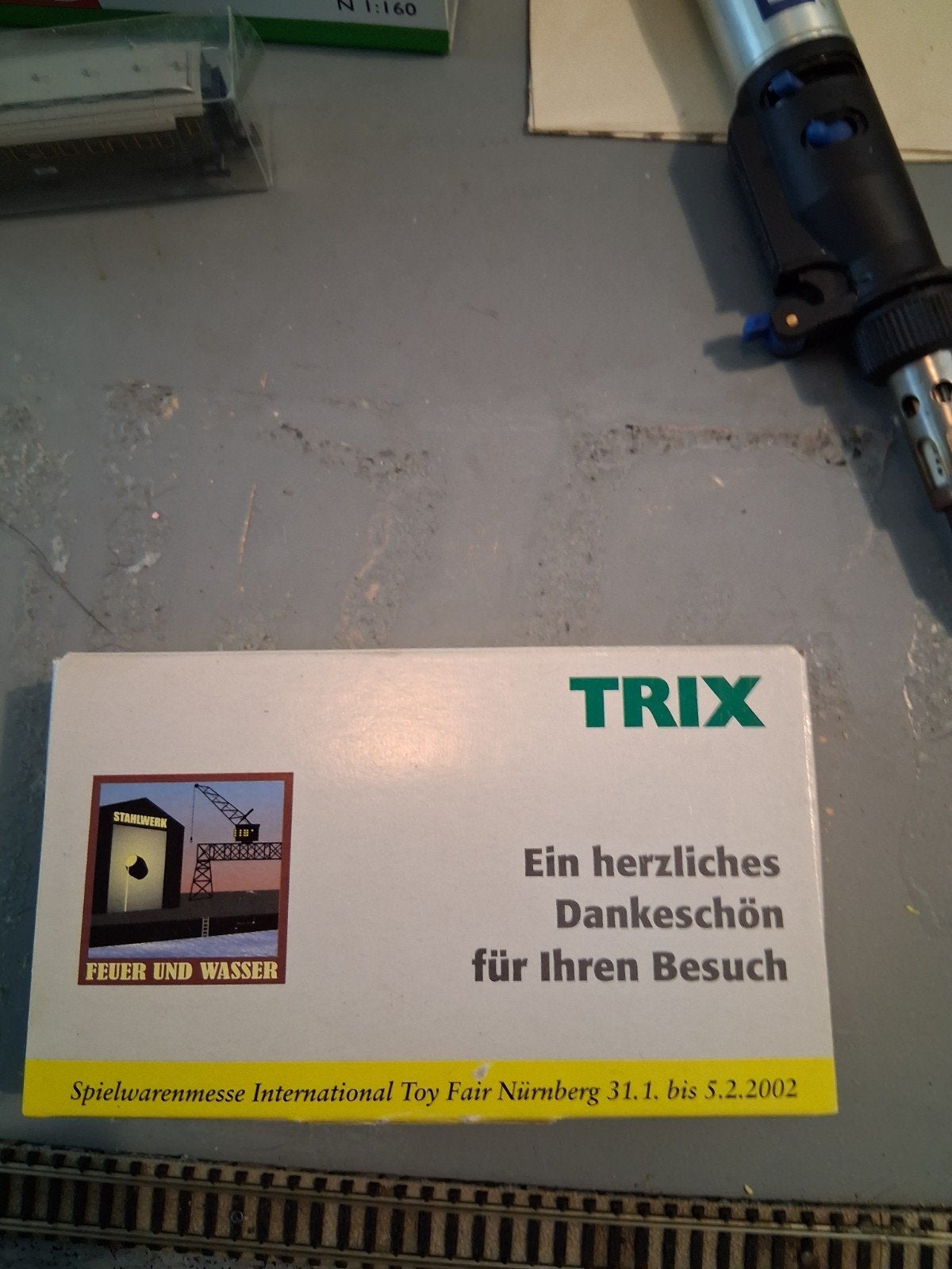 Minitrix Rongenwagen met zware hijshaak - Nürnberg 2002, Ophalen, Gelijkstroom, Trix, Wagon