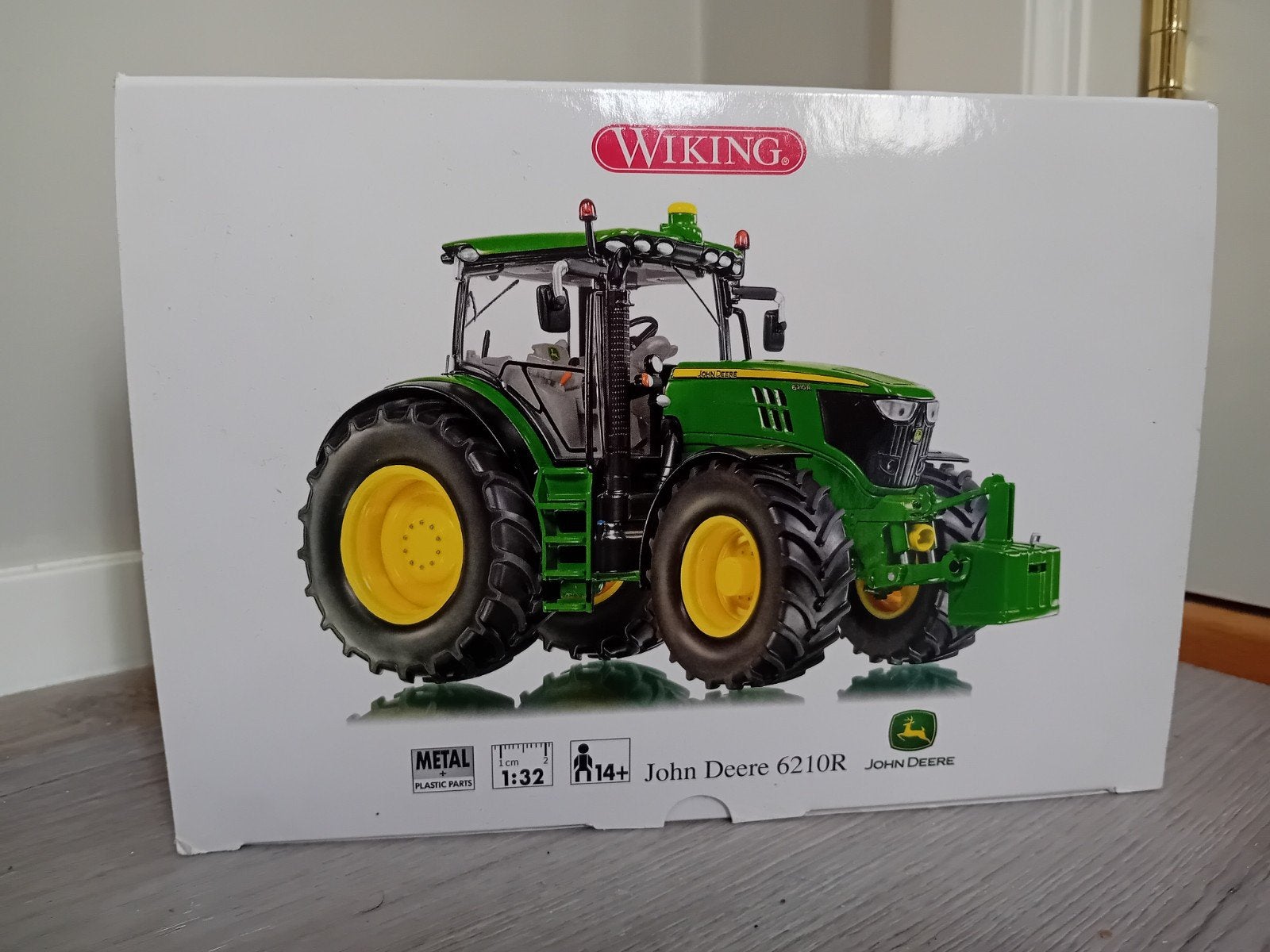 John deere 6210r wiking 1 32, Ophalen of Verzenden, Nieuw, Tractor of Landbouw, Overige merken