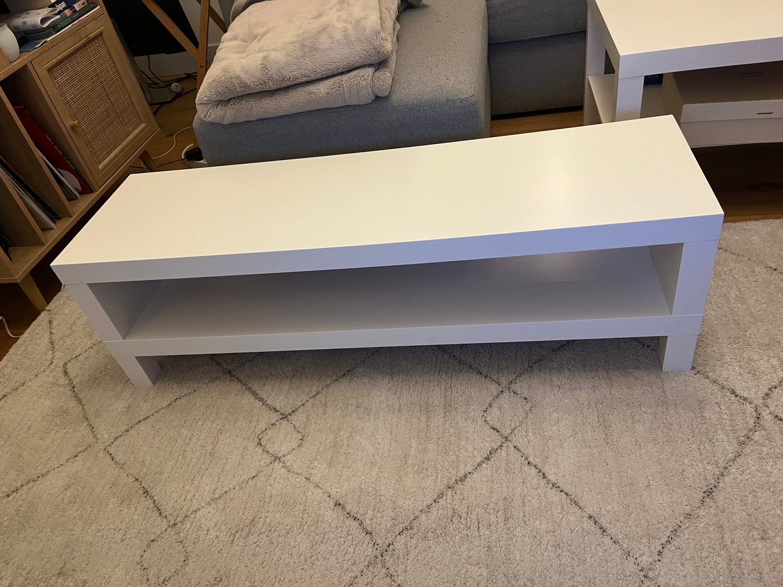 Tv meubel wit van IKEA (LACK), Ophalen, Gebruikt, 100 tot 150 cm, Minder dan 100 cm