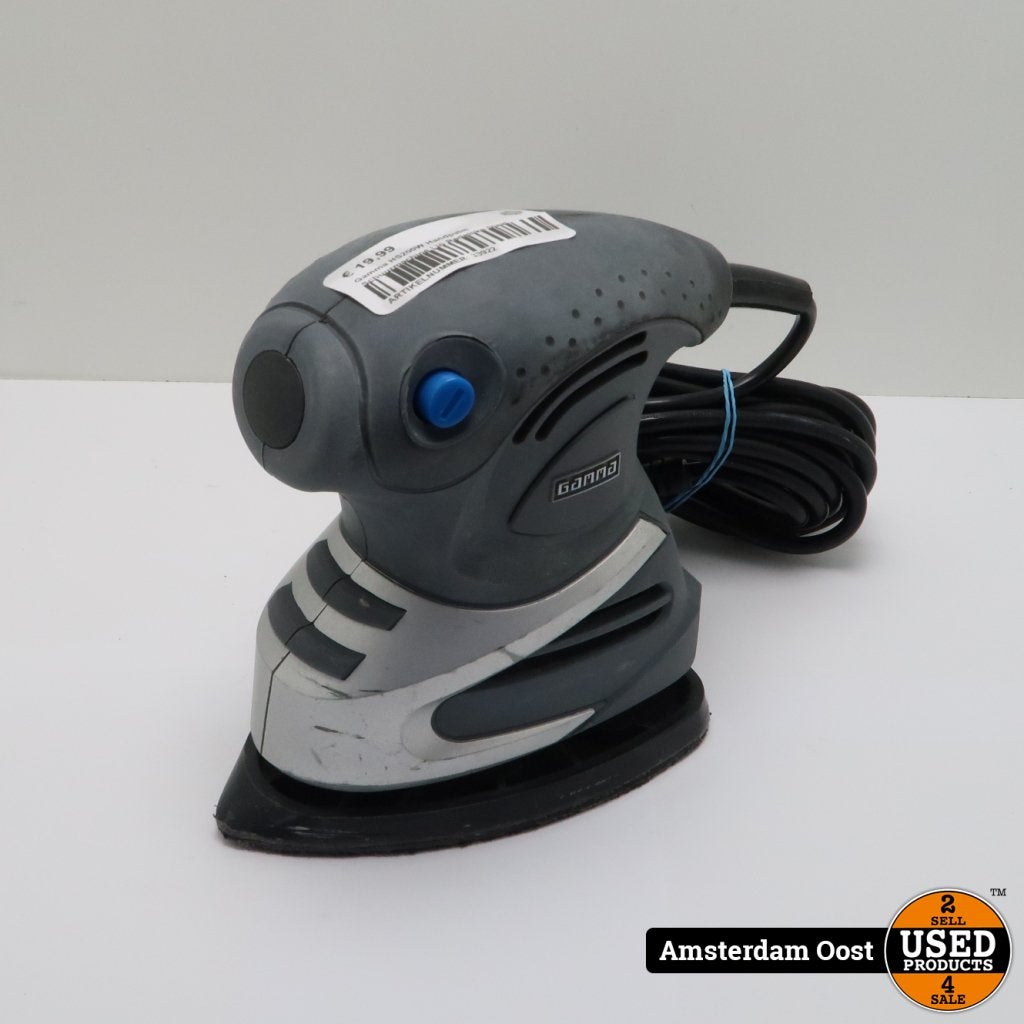 Gamma HS200W Handpalm Schuurmachine | in Redelijke Staat, Gamma, Gebruikt, Support@gamma.com, Gamma Bouwmarkt, Burgemeester Van Heusdenweg 16, 
2723 RG Zoetermeer                                                                                                            Netherlands