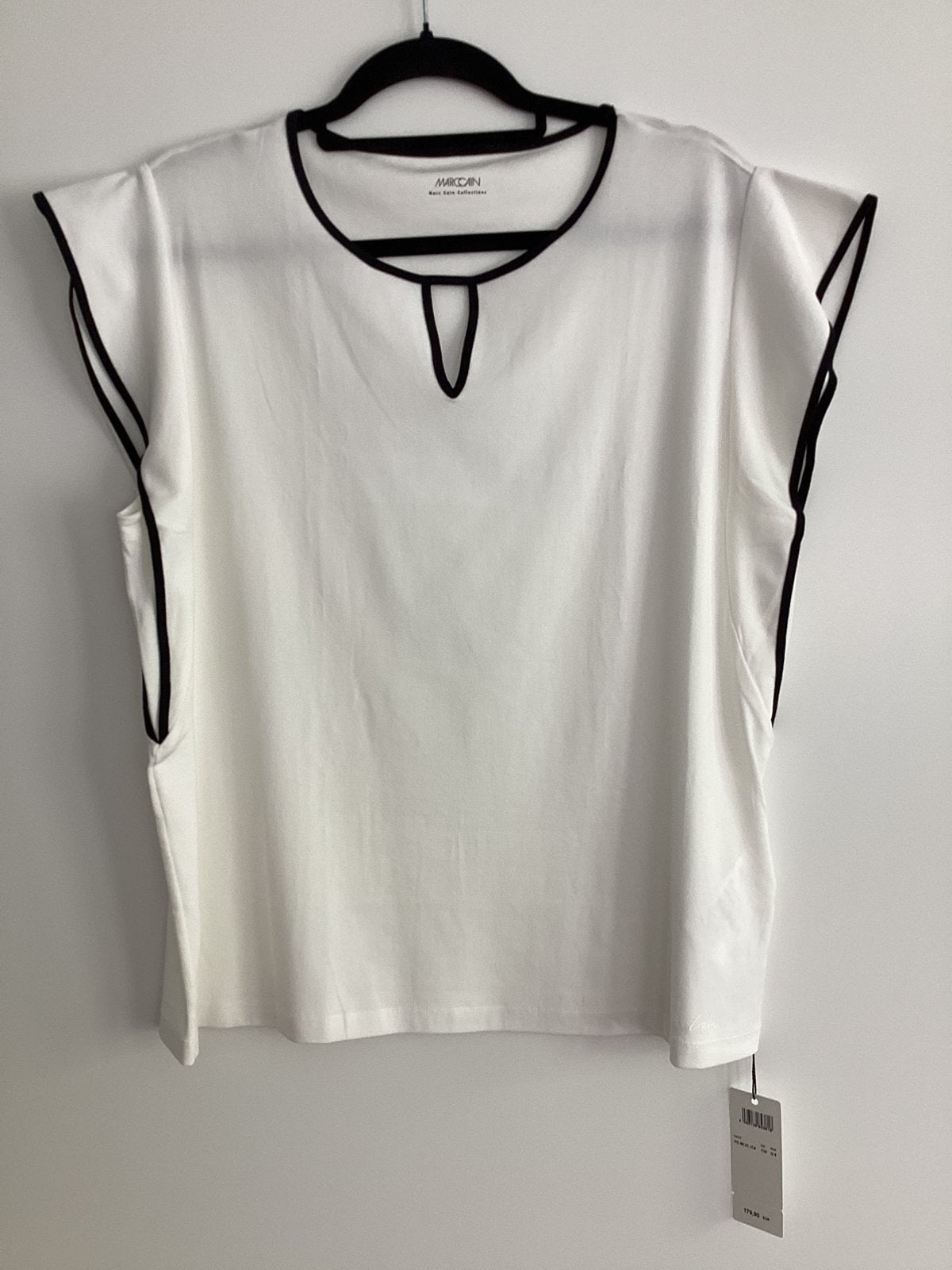 Marccain(Marc Cain) shirt/top in maat 6, Kleding | Dames, Ophalen of Verzenden, Nieuw, Maat 42/44 (L), Korte mouw