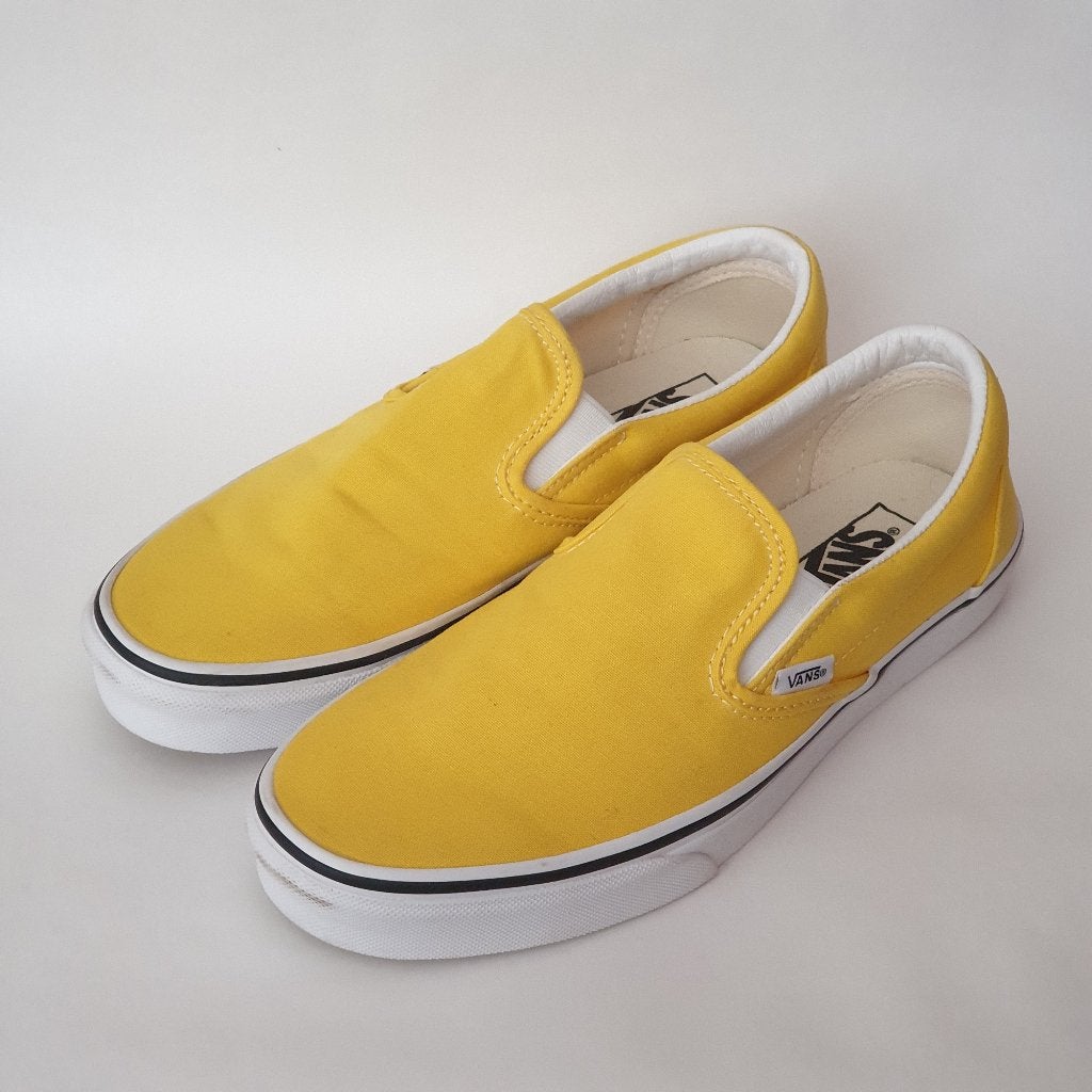 VANS damessneakers – casual instappers in retro skate-stijl, Geel, Ophalen of Verzenden, Sneakers of Gympen, Gedragen