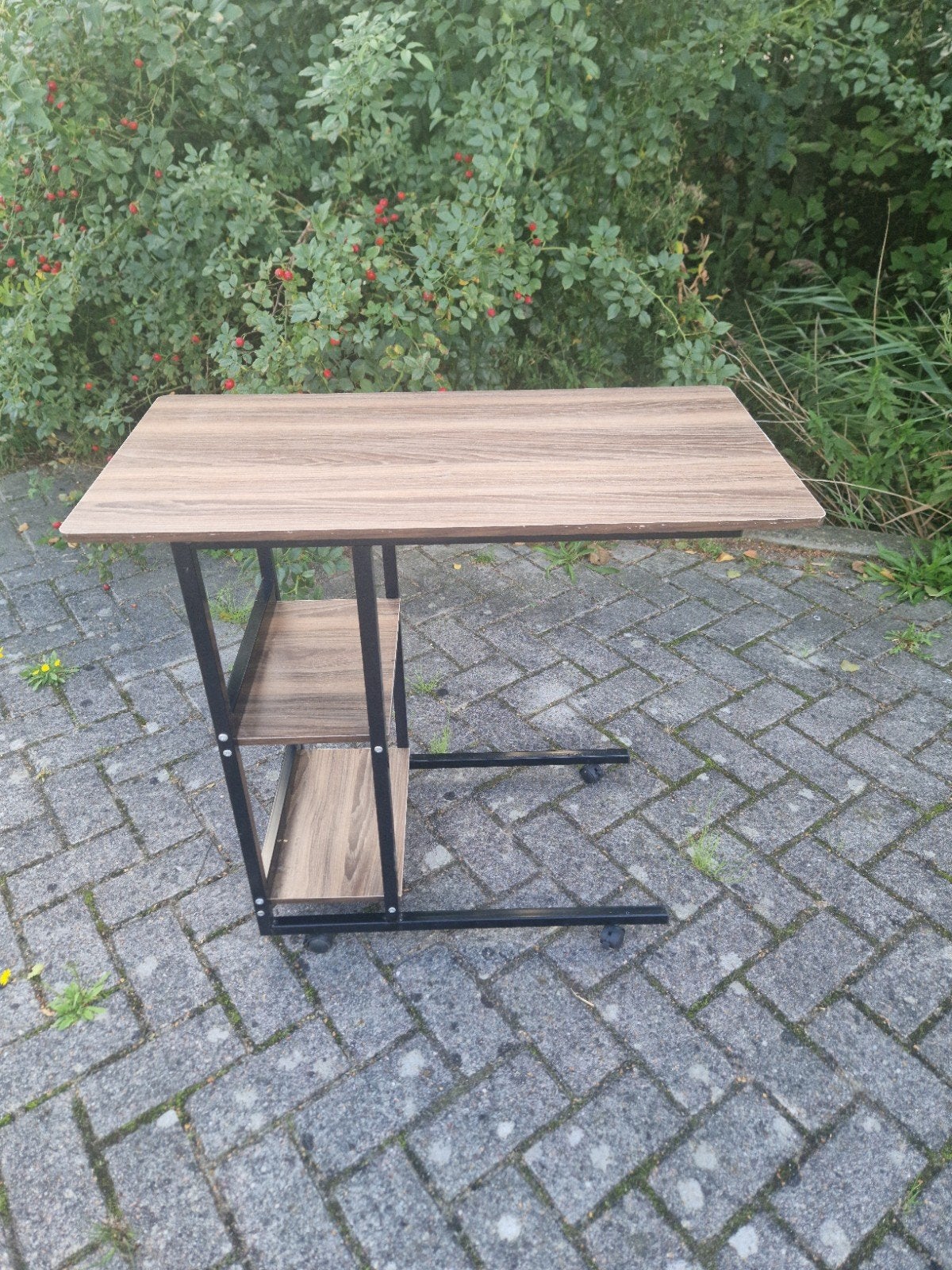 Bijzettafel met wieltjes - 80x40x74 cm, Ophalen, Gebruikt, 75 cm of meer, 60 cm of meer