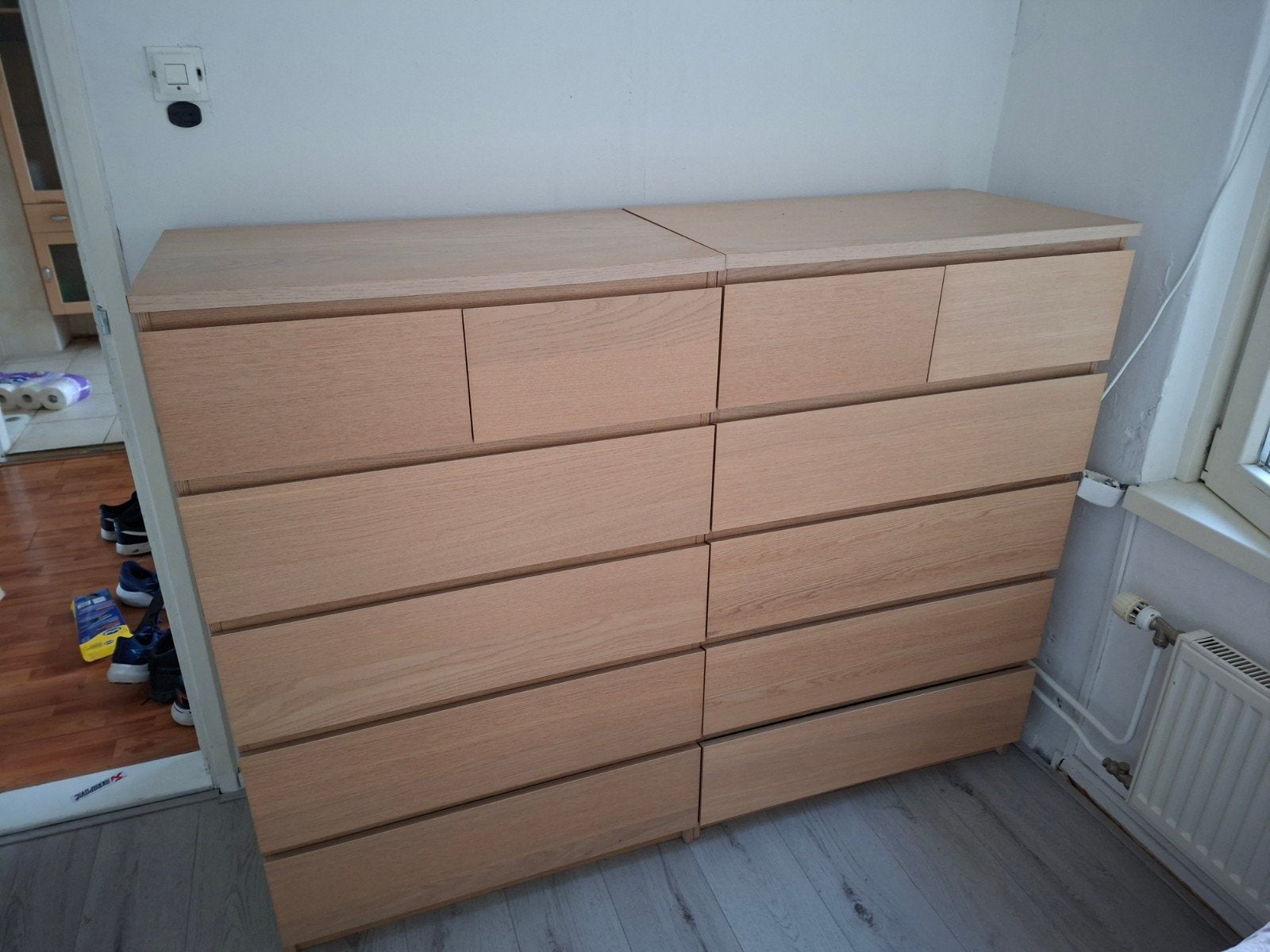 Twee IKEA ladekasten - 123x80x48 cm - Goede staat, Huis en Inrichting, Kasten | Ladekasten, Ophalen, 100 tot 150 cm, 50 tot 100 cm
