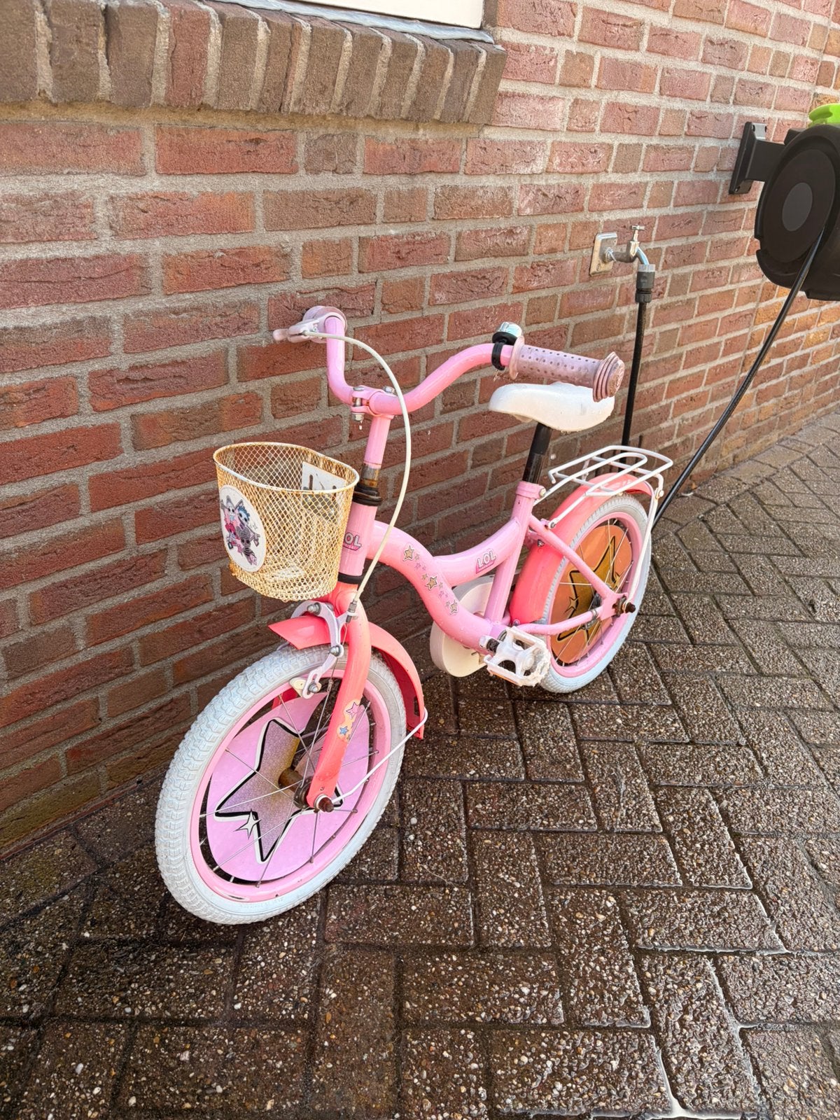 LOL kinderfiets, Ophalen, Gebruikt, Terugtraprem, Minder dan 16 inch
