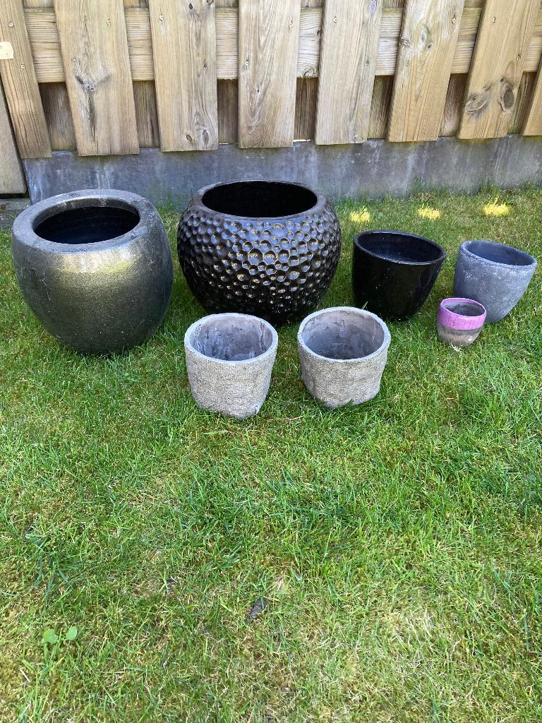 Plantenpotten, Ophalen, Gebruikt, Rond, Binnen