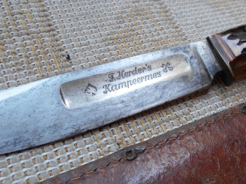 vintage Nederlands Jacht Outdoor Mes dolk Solingen, Ophalen of Verzenden