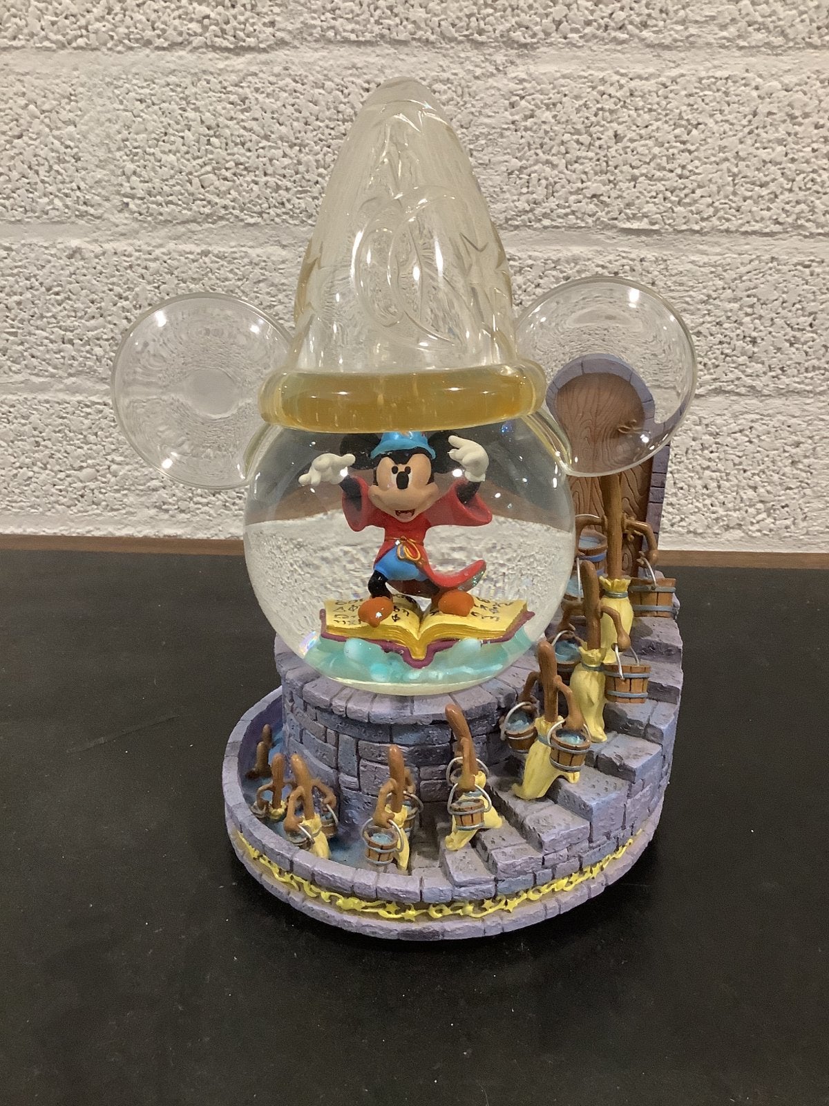 Disney Mickey Mouse Fantasia Sneeuwbol Muziekdoos, Ophalen, Mickey Mouse, Zo goed als nieuw, Beeldje of Figuurtje