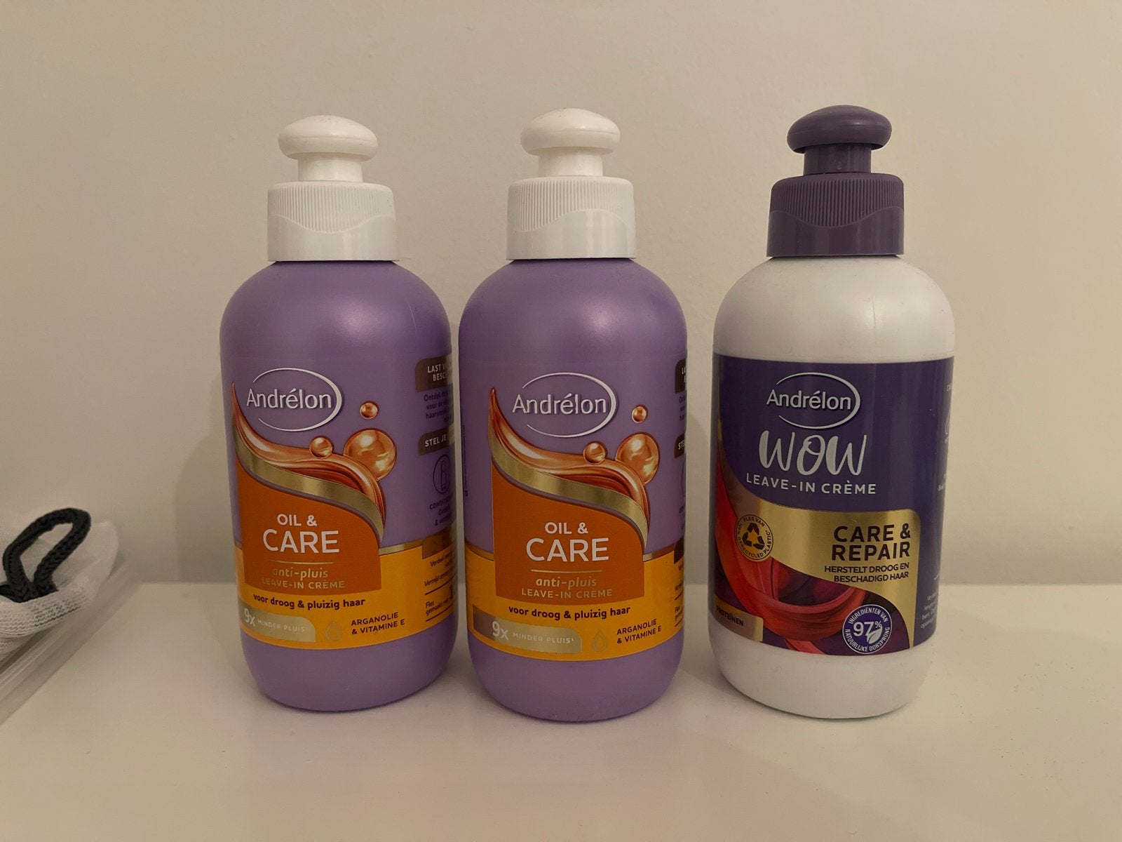 Andrélon Leave-in Crème: Oil & Care en WOW Care & Repair, Ophalen, Nieuw, Haarverzorger of -hersteller