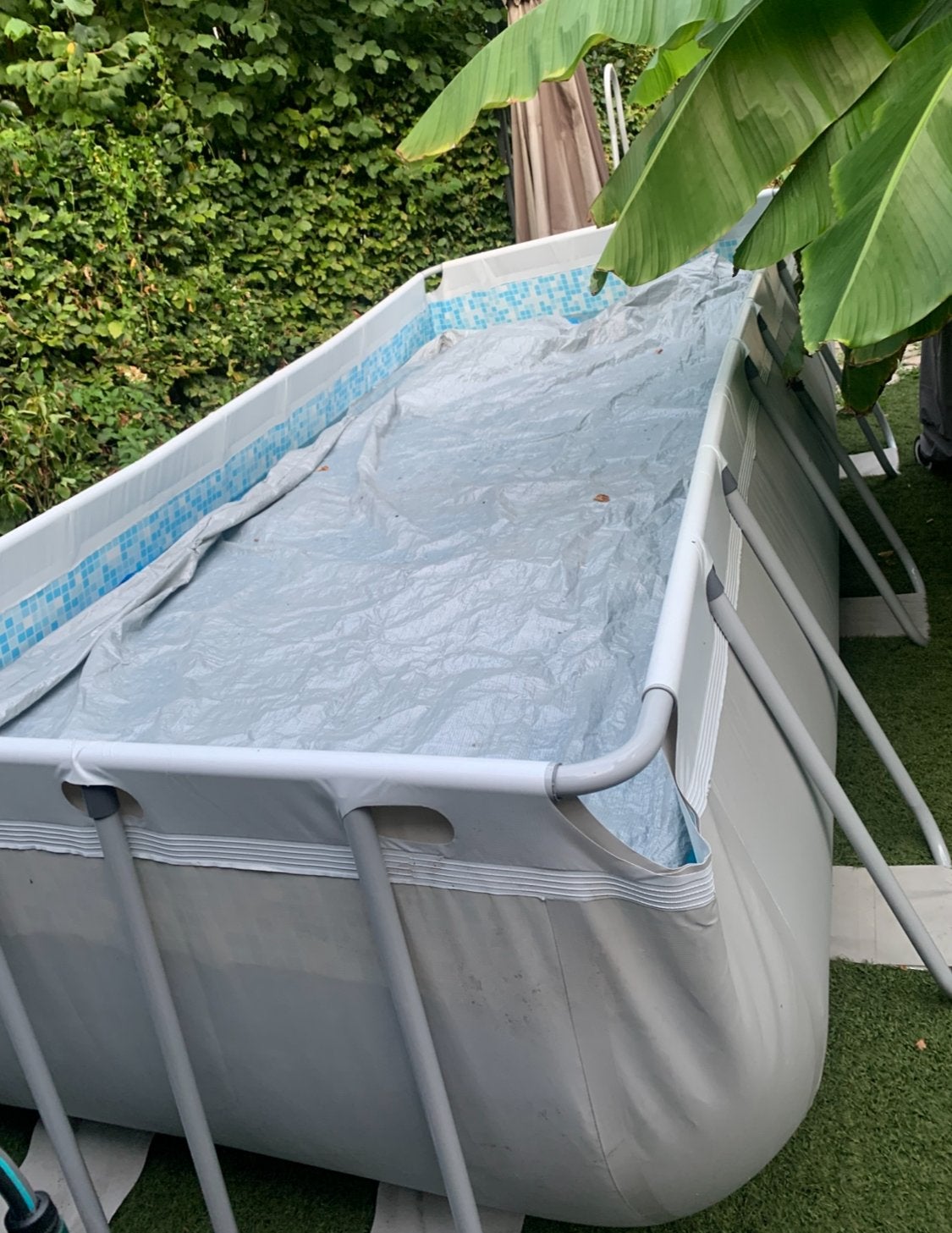 Groot opzetzwembad met stevig frame, Gebruikt, 200 tot 300 cm, 80 tot 120 cm, Ophalen of Verzenden