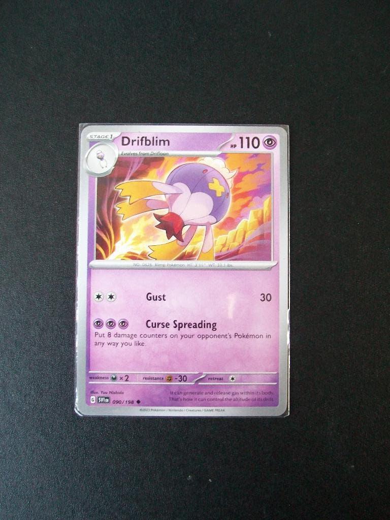 9652. Nieuwe Pokemon Kaart DRIFBLIM HP110 (090/198), Verzenden, Nieuw, Losse kaart