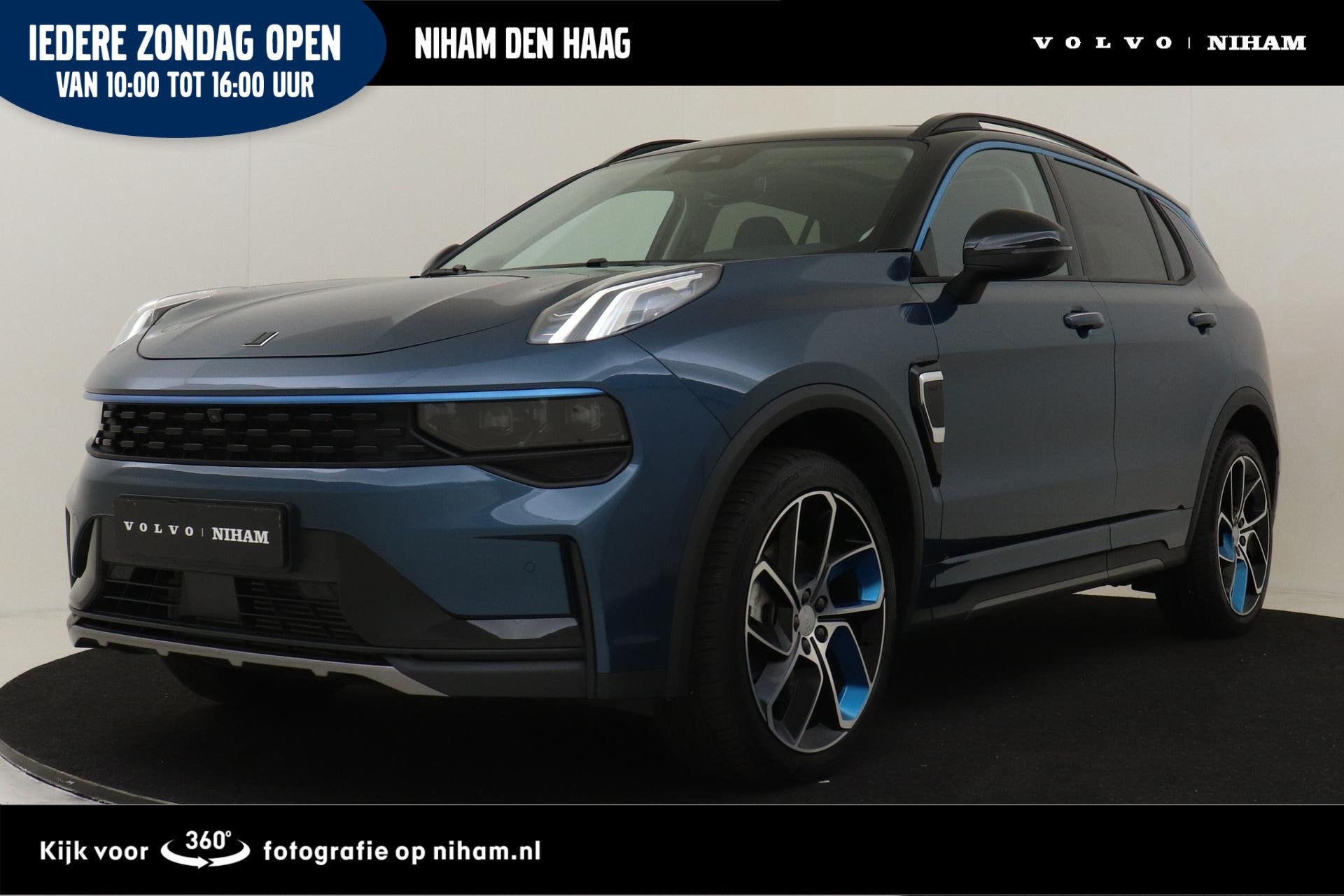 Lynk & Co 01 1.5 PHEV -PANO.DAK|ELEK.STOEL|HARMANINFINITY|36, 12 maanden, Stof, Euro 6, Blauw