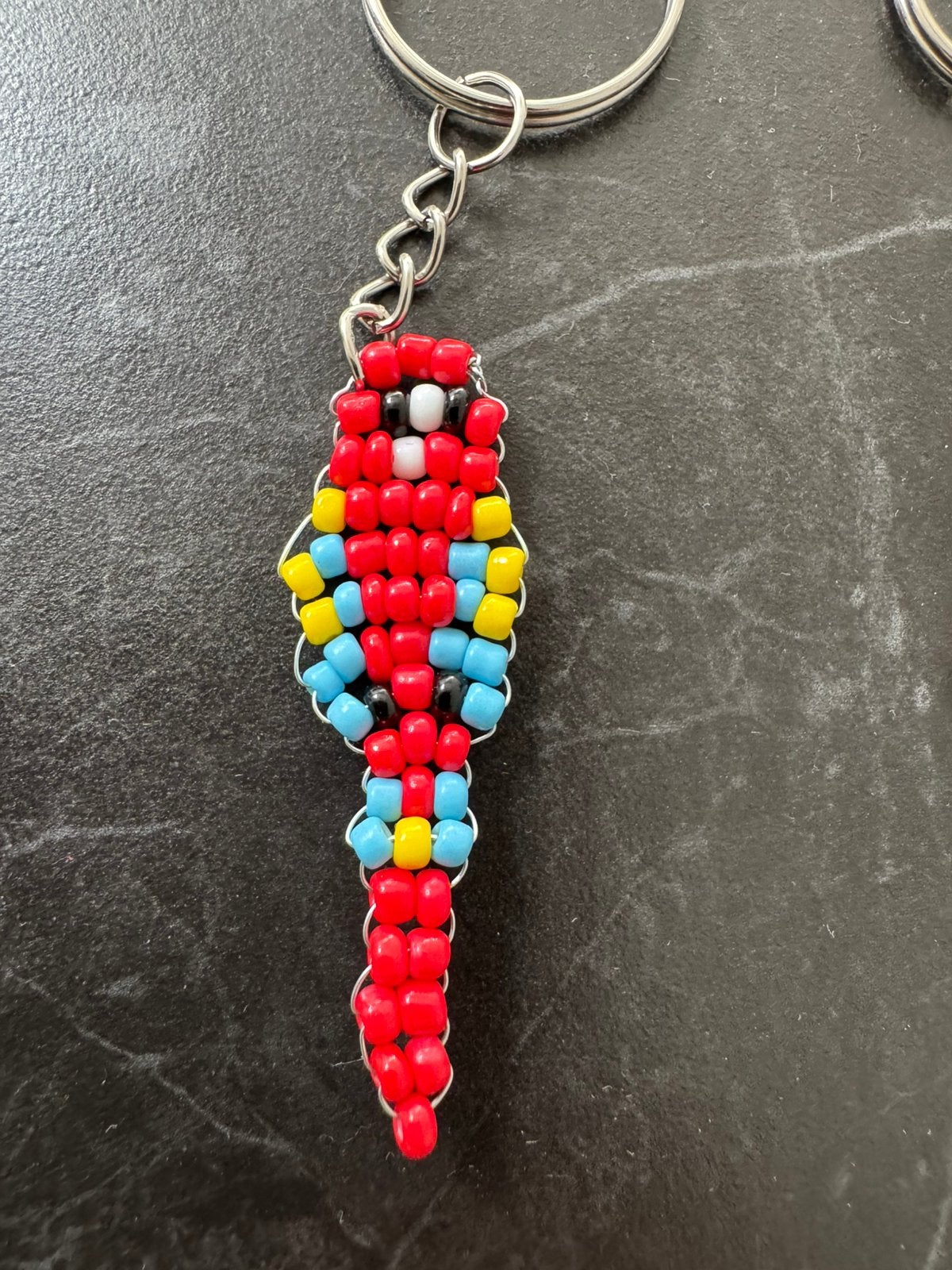 Nieuw Sleutelhanger ara rood blauw geel papegaai, Ophalen of Verzenden, Nieuw, Dier of Natuur