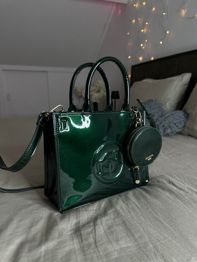 Dune London tas - Zo goed als nieuw, Ophalen of Verzenden, Zo goed als nieuw, Groen, Handtas