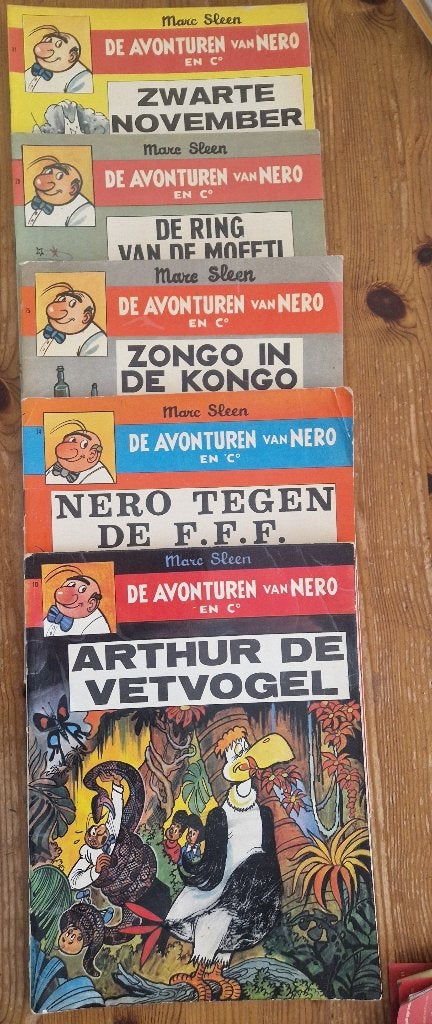 5 stripboeken Nero - Marc Sleen - 10 14 25 29 32, Eén stripboek, Ophalen, Zo goed als nieuw