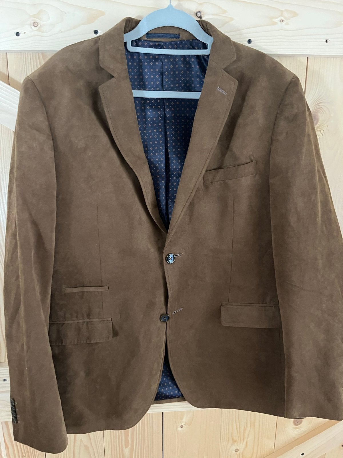 Bartlett & Walker suède blazer bruin maat L, Ophalen of Verzenden, Zo goed als nieuw, Maat 52/54 (L), Bruin