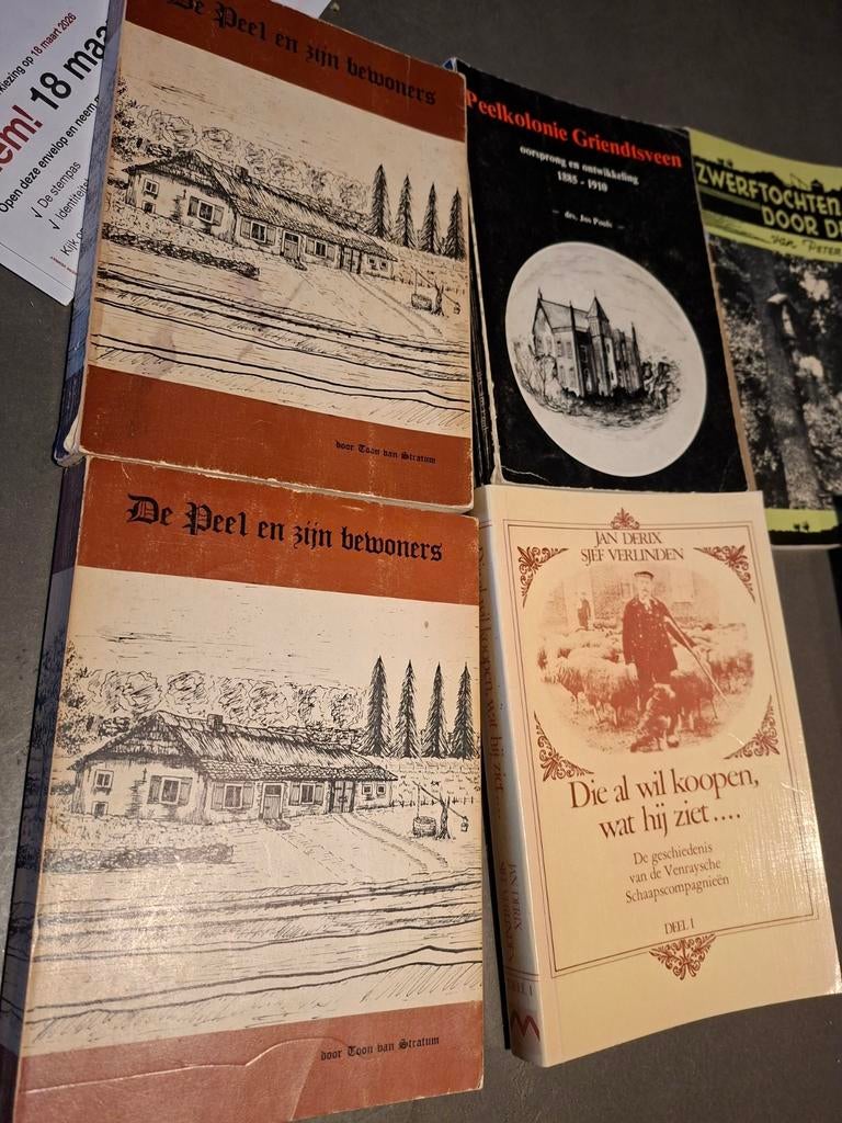 Boeken over De Peel en omgeving, Ophalen of Verzenden, Gelezen, Diverse auteurs, Noord-Brabant