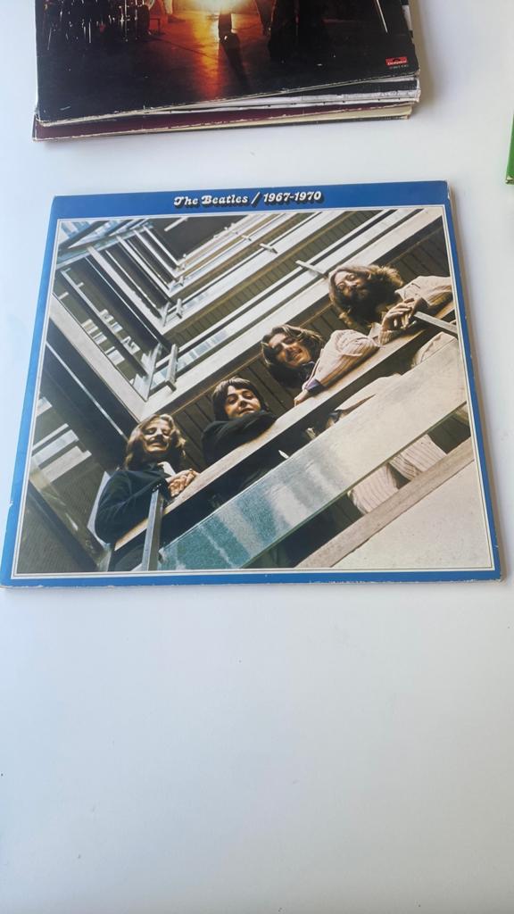2 Lp the beatles, 1967-1970 blauw, Ophalen of Verzenden, Zo goed als nieuw, Overige formaten