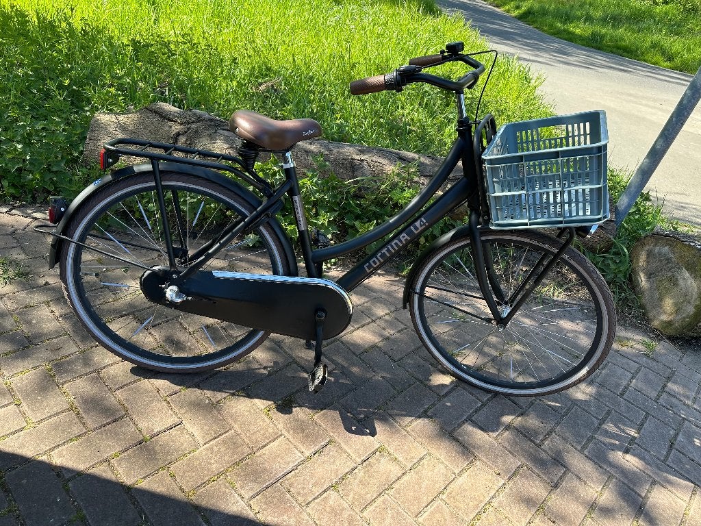 Cortina U4 transportfiets, Fietsen en Brommers, Fietsen | Meisjes, Terugtraprem, Versnellingen, Zo goed als nieuw, Cortina