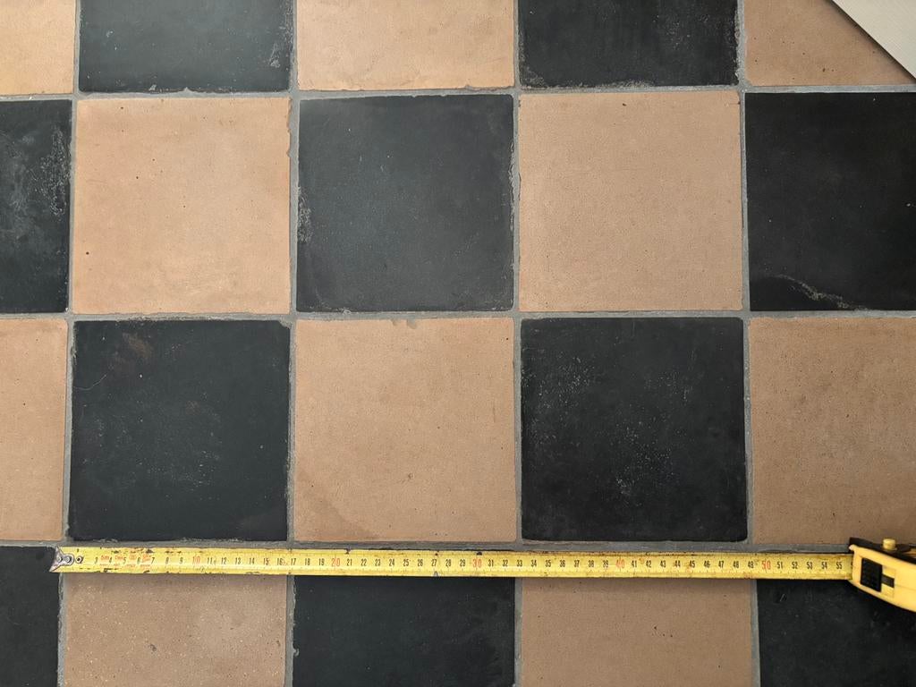 Vintage tegels, Doe-het-zelf en Verbouw, Tegels, Ophalen, Gebruikt, Hardsteen, Minder dan 20 cm