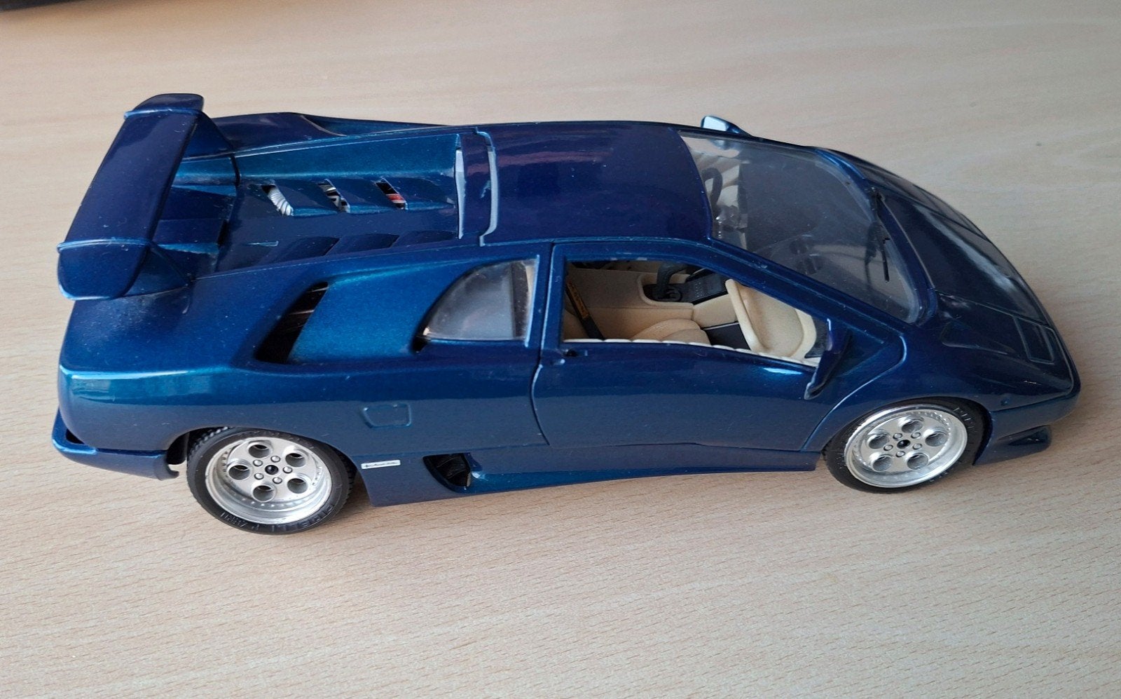 Lamborghini Diablo modelauto - Blauw, Gebruikt, Auto, 1:32 tot 1:50, Ophalen