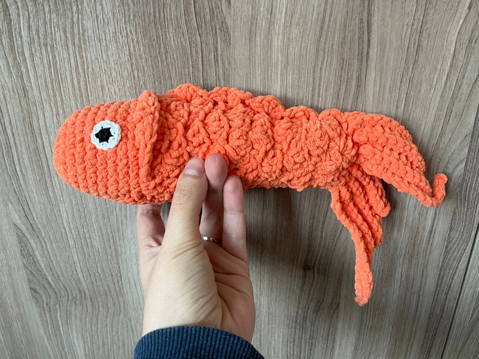 Gehaakte knuffels - Goudvis - Extra zacht!, Kinderen en Baby's, Oranje, Nieuw, Ophalen of Verzenden, Middelgroot (20 tot 80 cm)