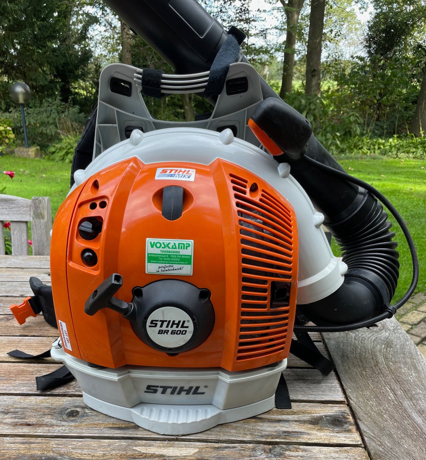 STIHL proffessionele bladblazer BR 600 ALS NIEUW, Tuin en Terras, Ophalen, Zo goed als nieuw, Benzine