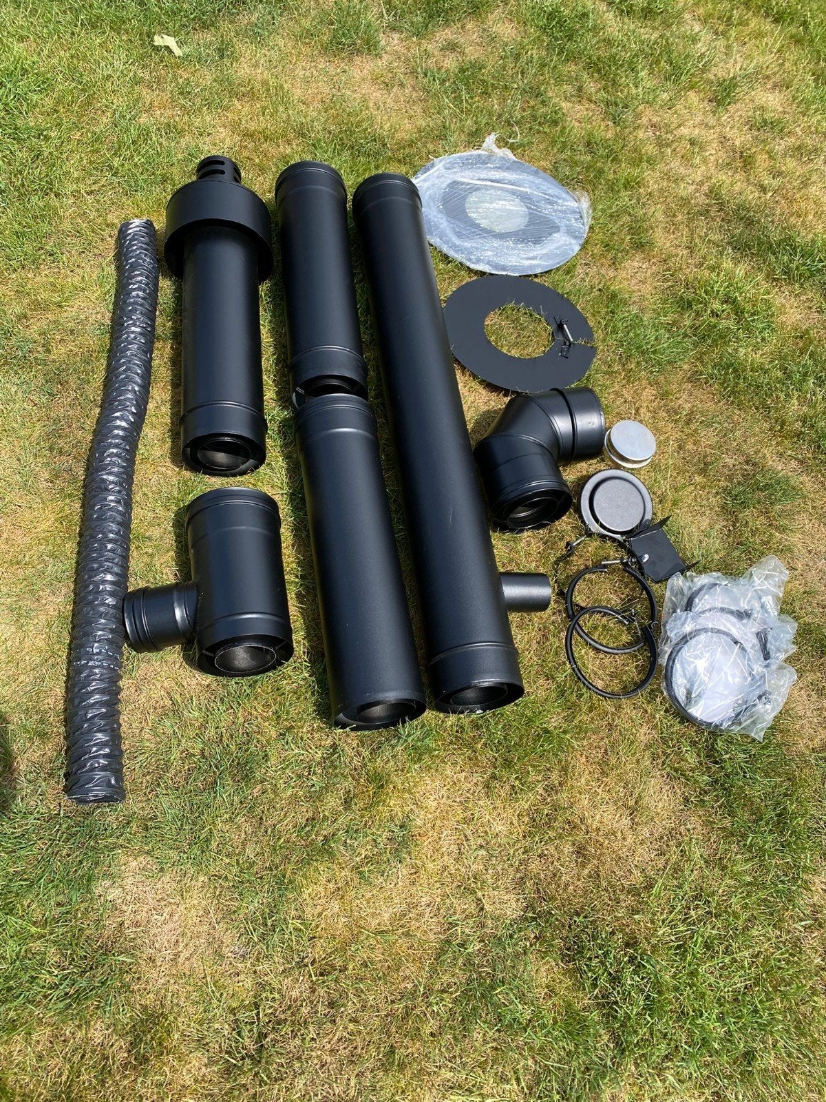 Nieuw dubbelwandig rookkanaal voor pelletkachels 80mm, Doe-het-zelf en Verbouw, Verwarming en Radiatoren, Nieuw, Overige typen