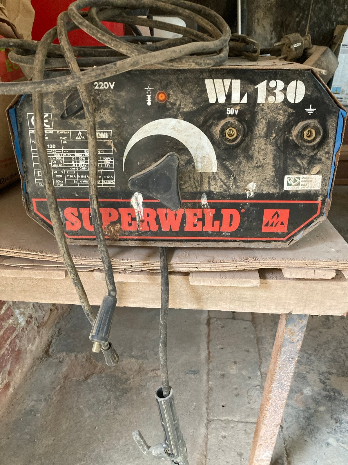Superweld WL 130 Lasapparaat - Gebruikt maar Functioneel, Doe-het-zelf en Verbouw, Gereedschap | Lasapparaten, Ophalen, Gebruikt