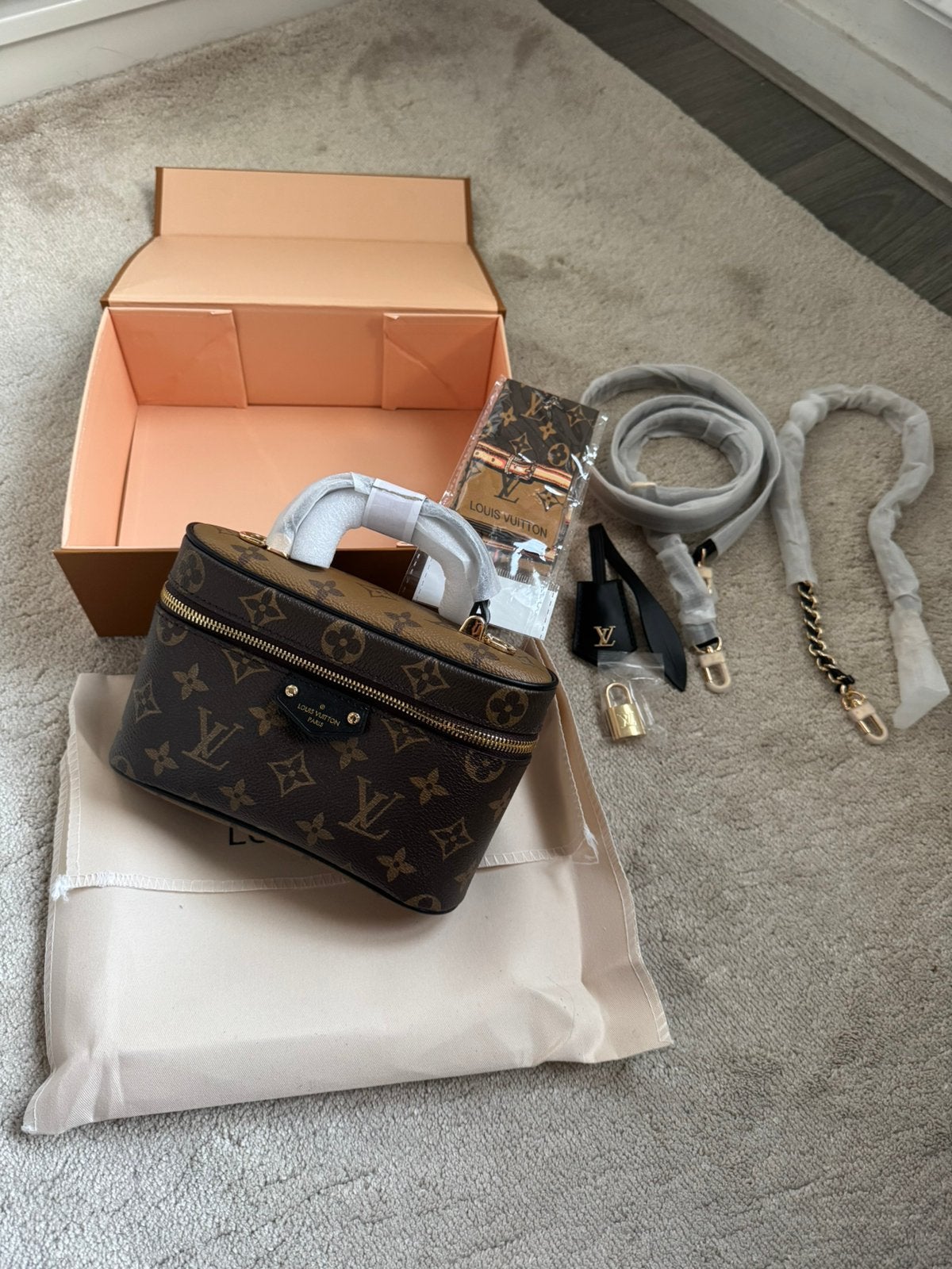 Vanity tas nieuw, Verzenden, Nieuw, Bruin, Schoudertasje